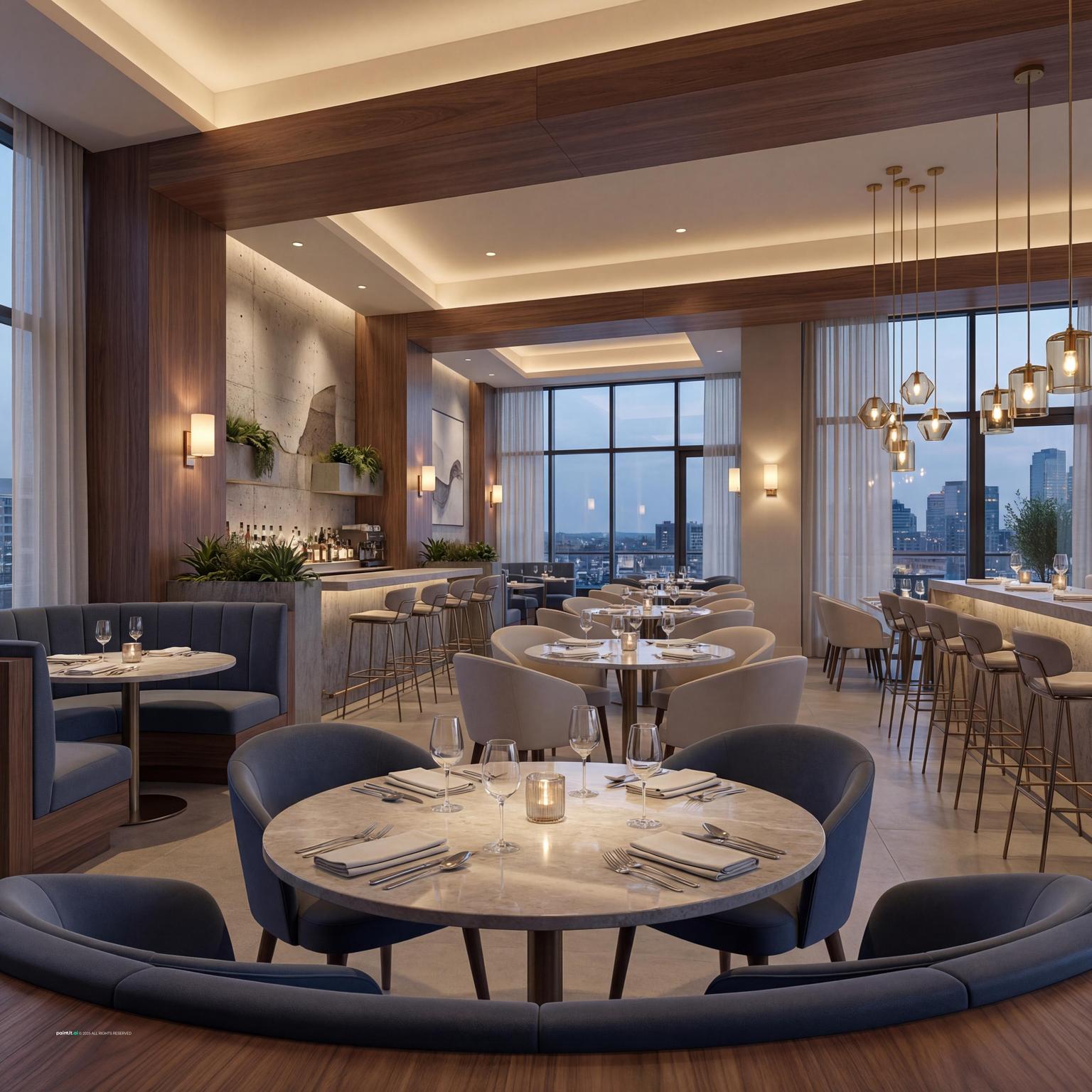 Restaurant interior design