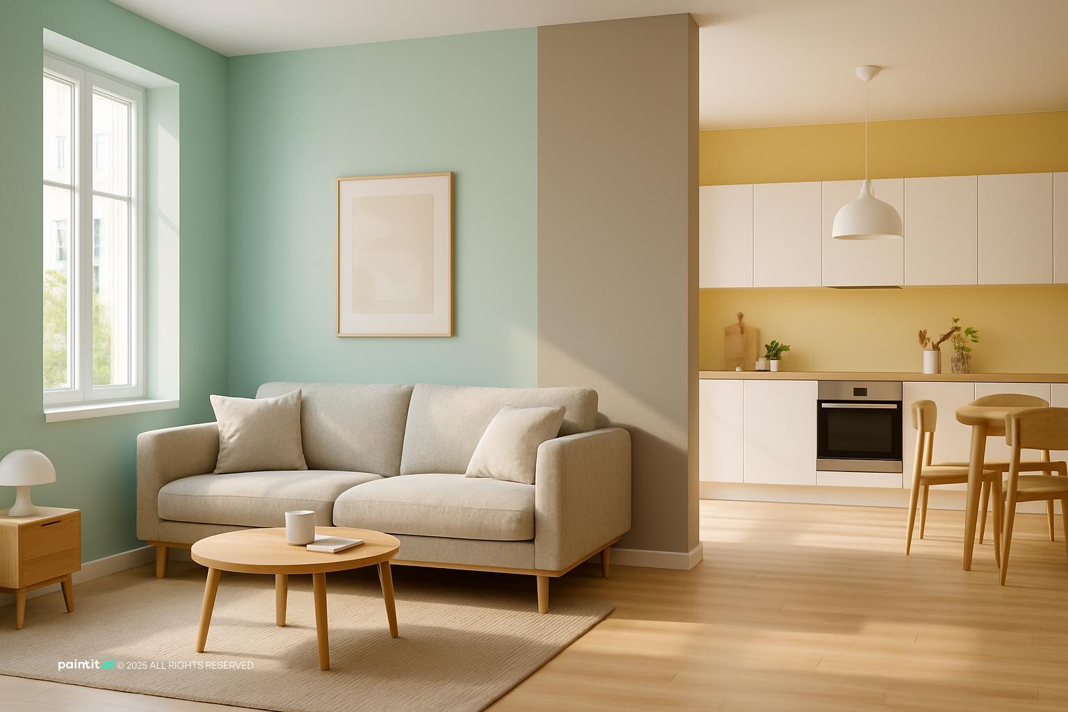 Yellow and White Living Room - Chic Interior Design Guide | Paintit.ai - 29