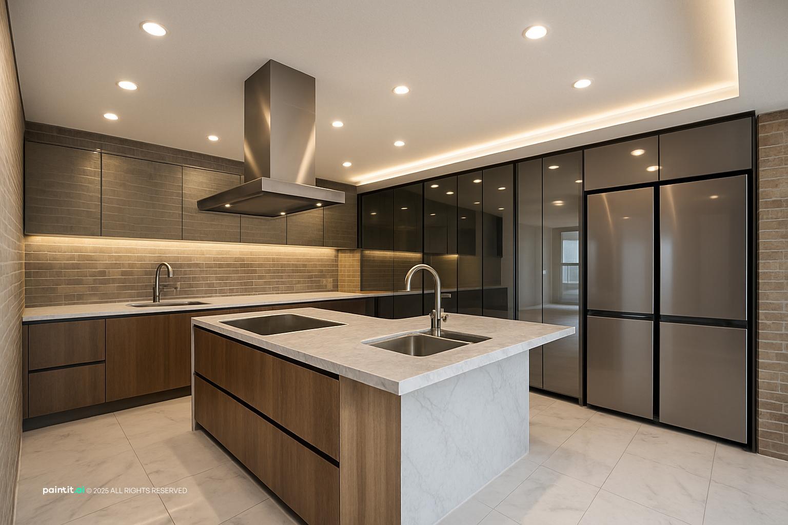 White Marble Living Room - Elegant Design Concepts | Paintit.ai - 31