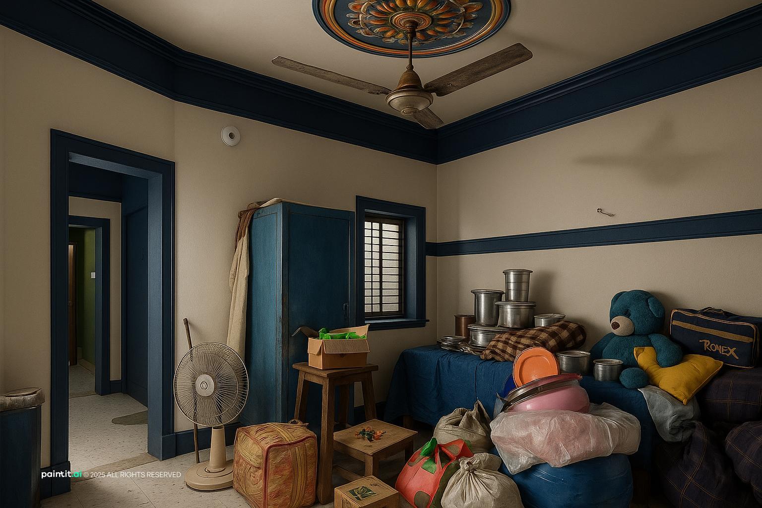 Nautical Theme Living Room: Coastal Decor Inspiration | Paintit.ai - 9