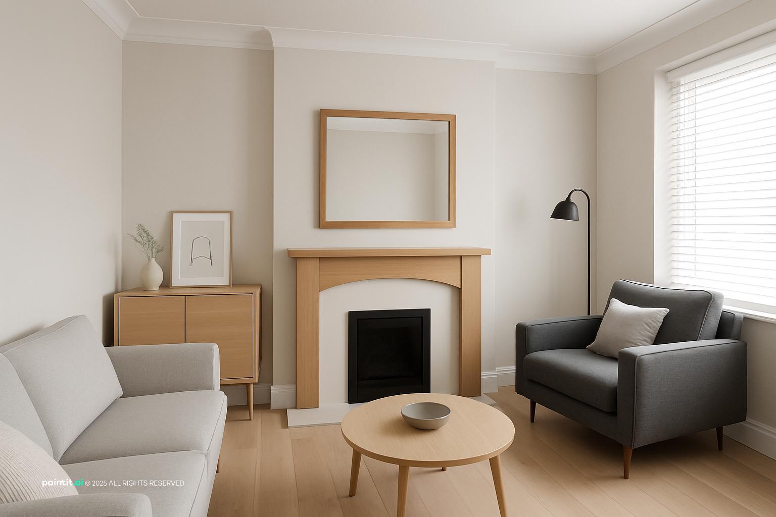 Zen Minimalist Living Room - Serene Interior Ideas | Paintit.ai - 15