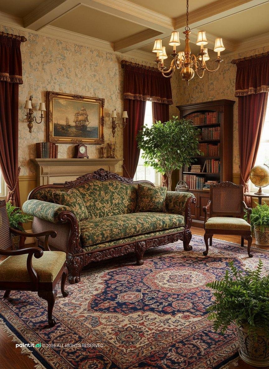 Wicker Living Room Ideas - Design Inspiration | Paintit.ai - 9