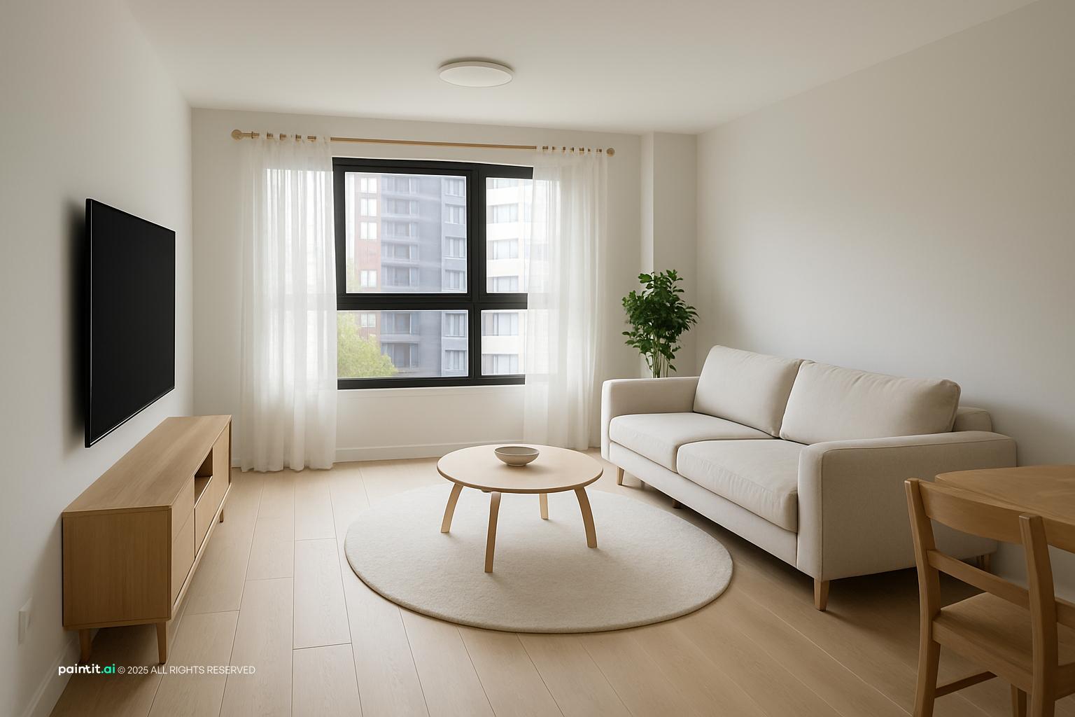 White Oak Living Room - Design Inspiration | Paintit.ai - 17