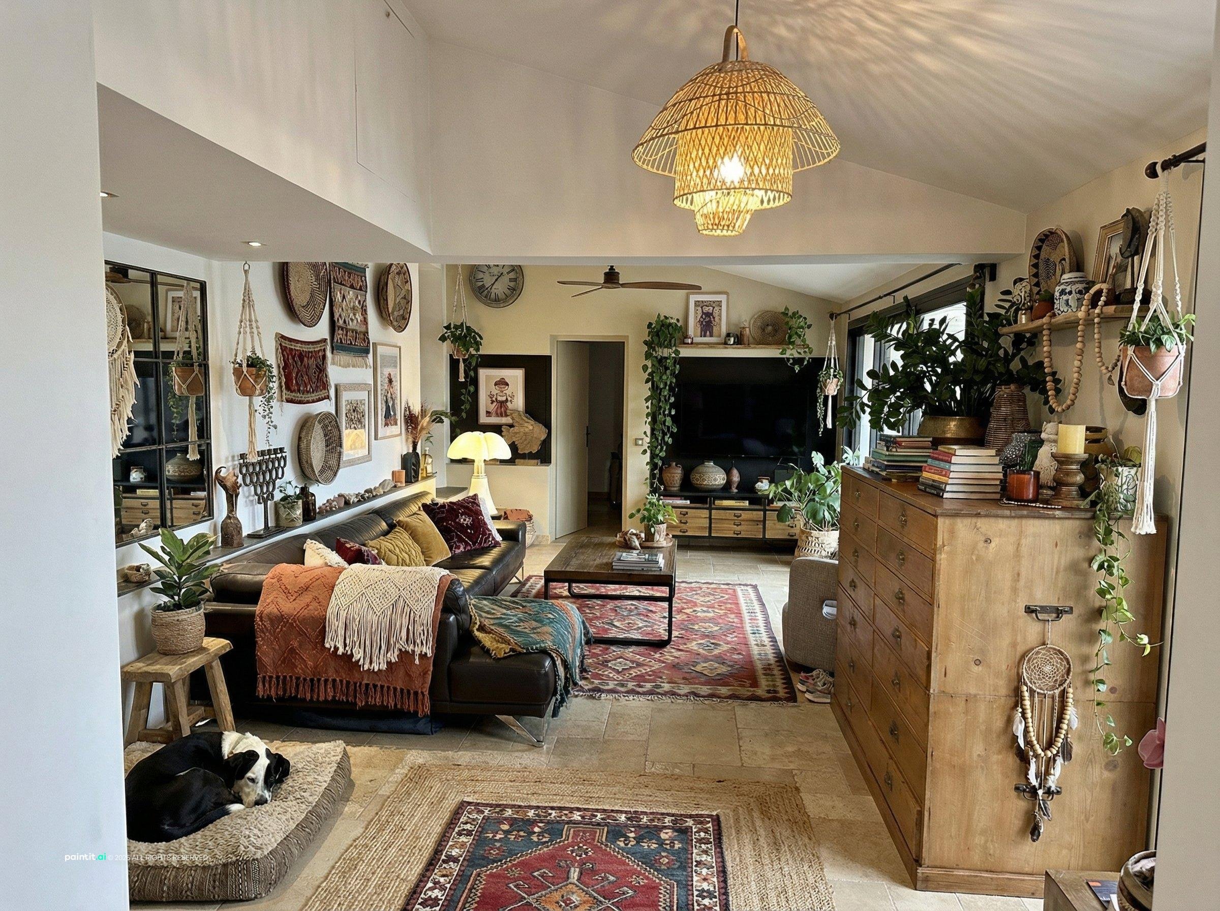 70s Inspired Living Room - Retro Decor Styles | Paintit.ai - 31