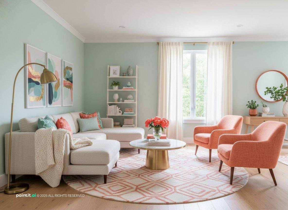 Victorian Dark Green Living Room: Elegant Decor Ideas | Paintit.ai - 13