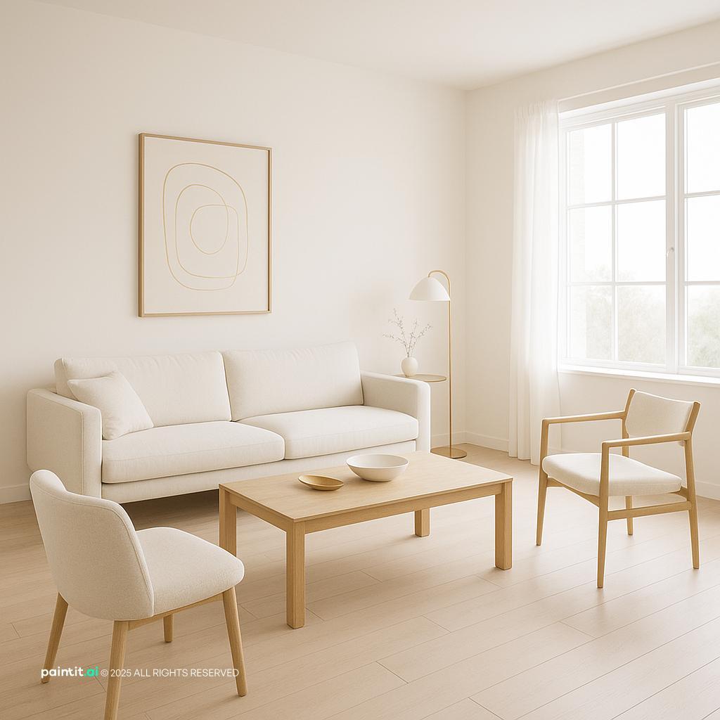 Warm Beige Living Room Ideas - Elegant Design Concepts | Paintit.ai - 18