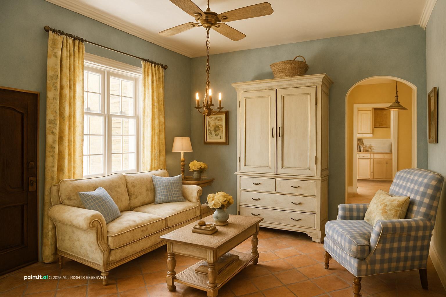 Tuscan Living Room: Authentic Decor Ideas | Paintit.ai - 6