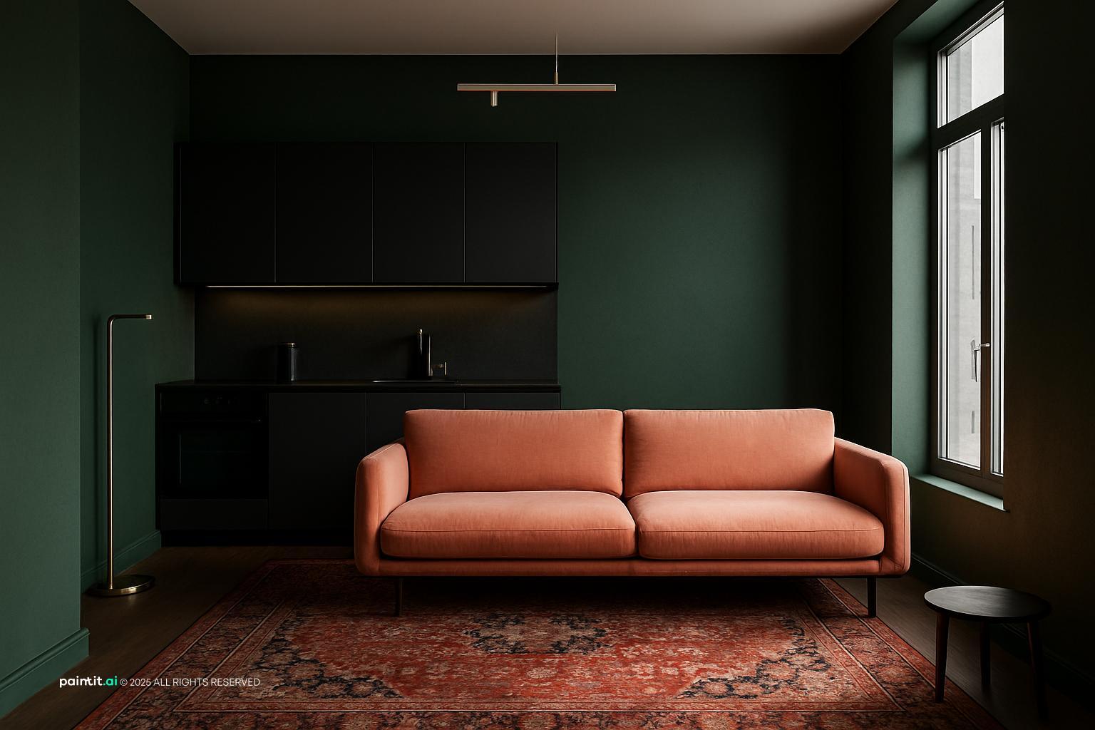 Pink and Black Living Room Ideas: Chic Decor Inspiration | Paintit.ai - 23