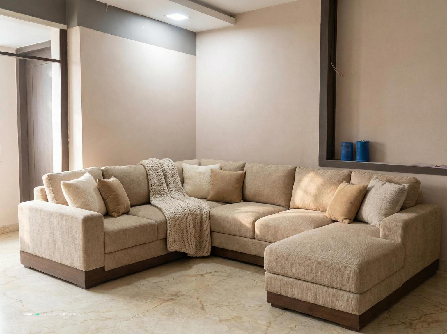 Warm Beige Living Room Ideas - Elegant Design Concepts | Paintit.ai - 21