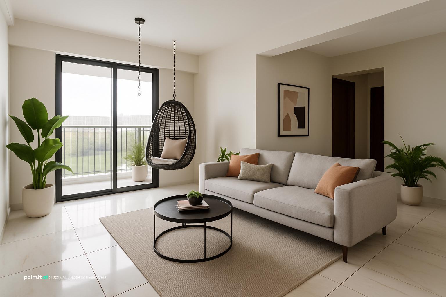 Biophilic Living Room: Nature-Inspired Design | Paintit.ai - 14