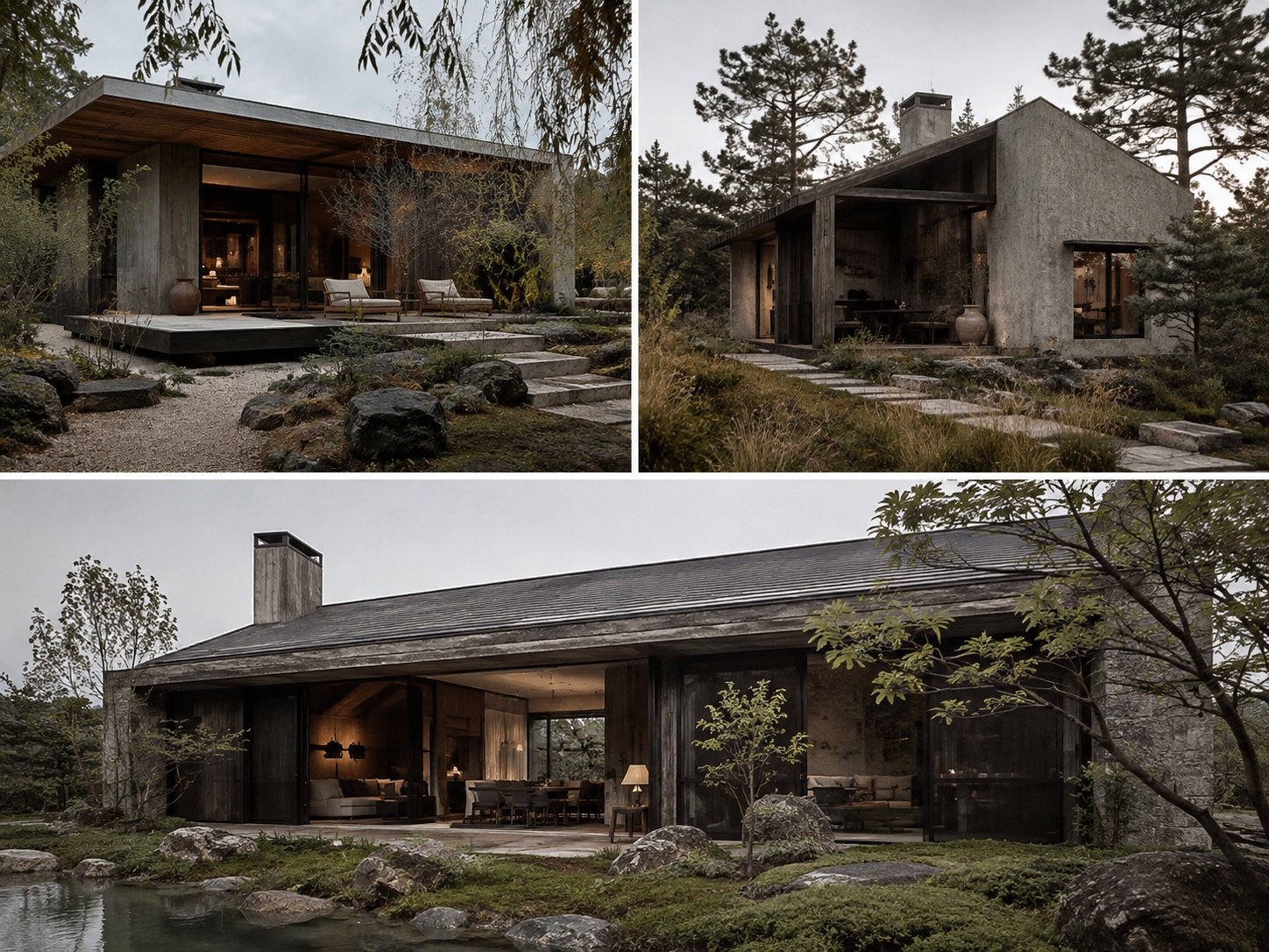Infographic showing the structure of a strong home exterior redesign prompt