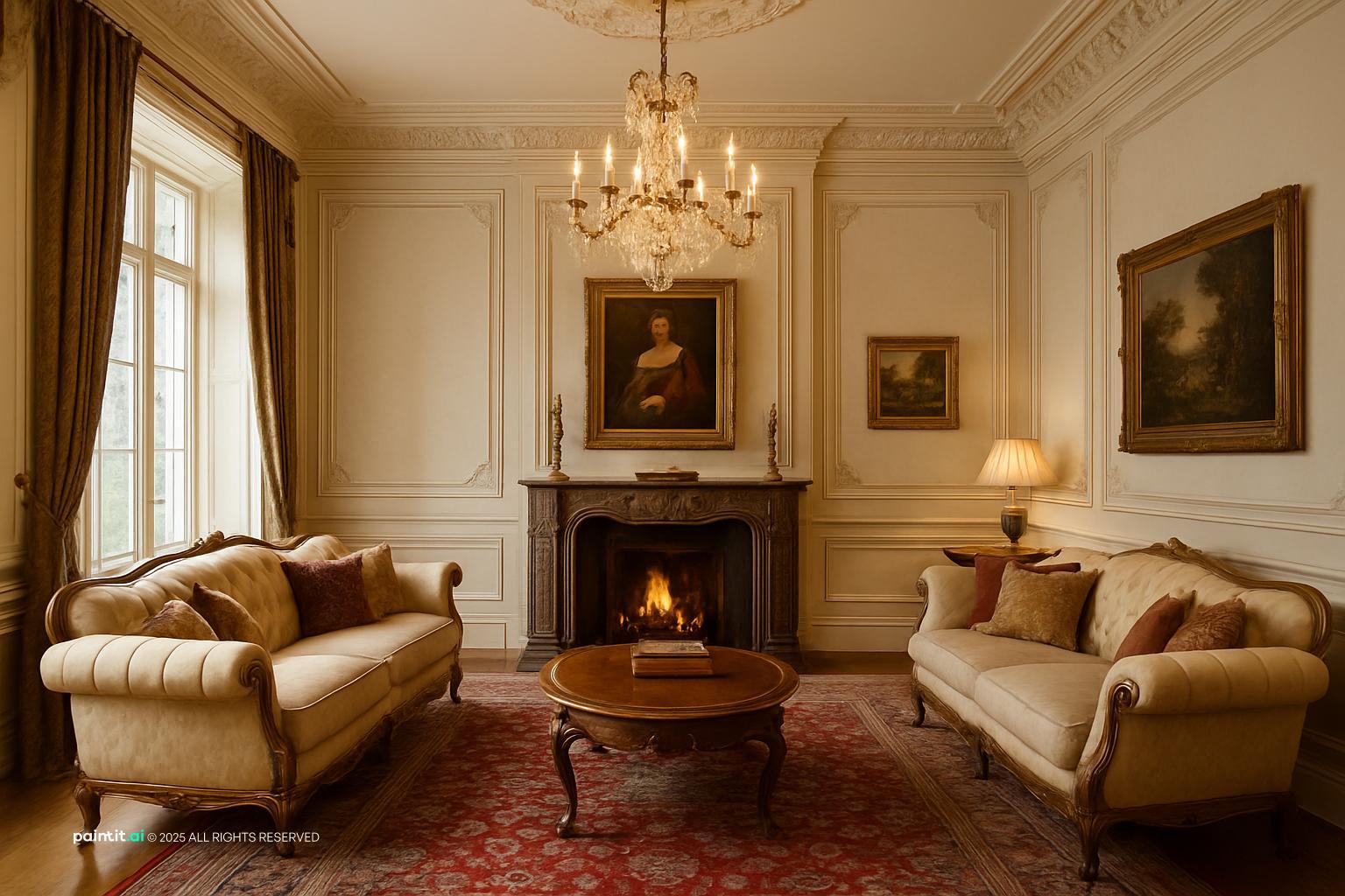 White Marble Living Room - Elegant Design Concepts | Paintit.ai - 20