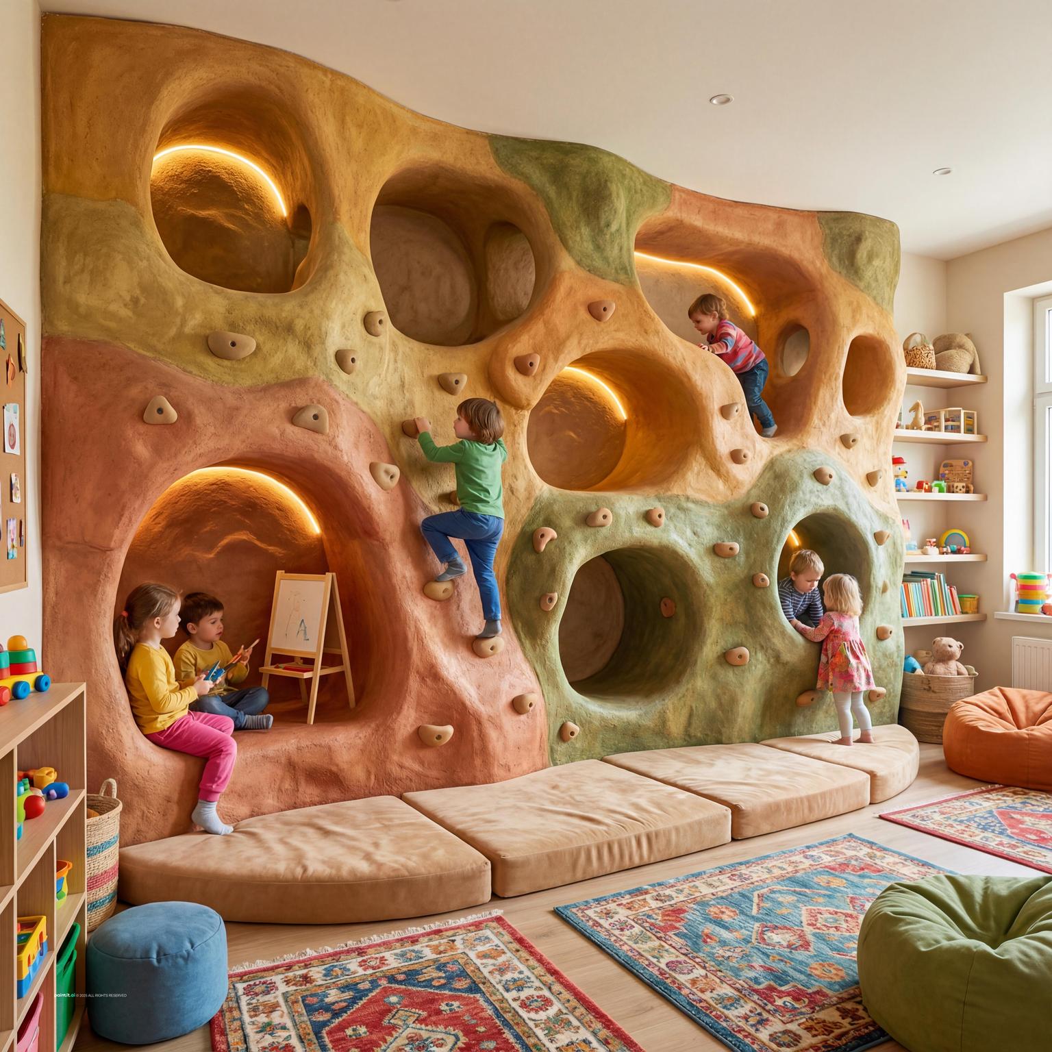 Preschool classroom interior design