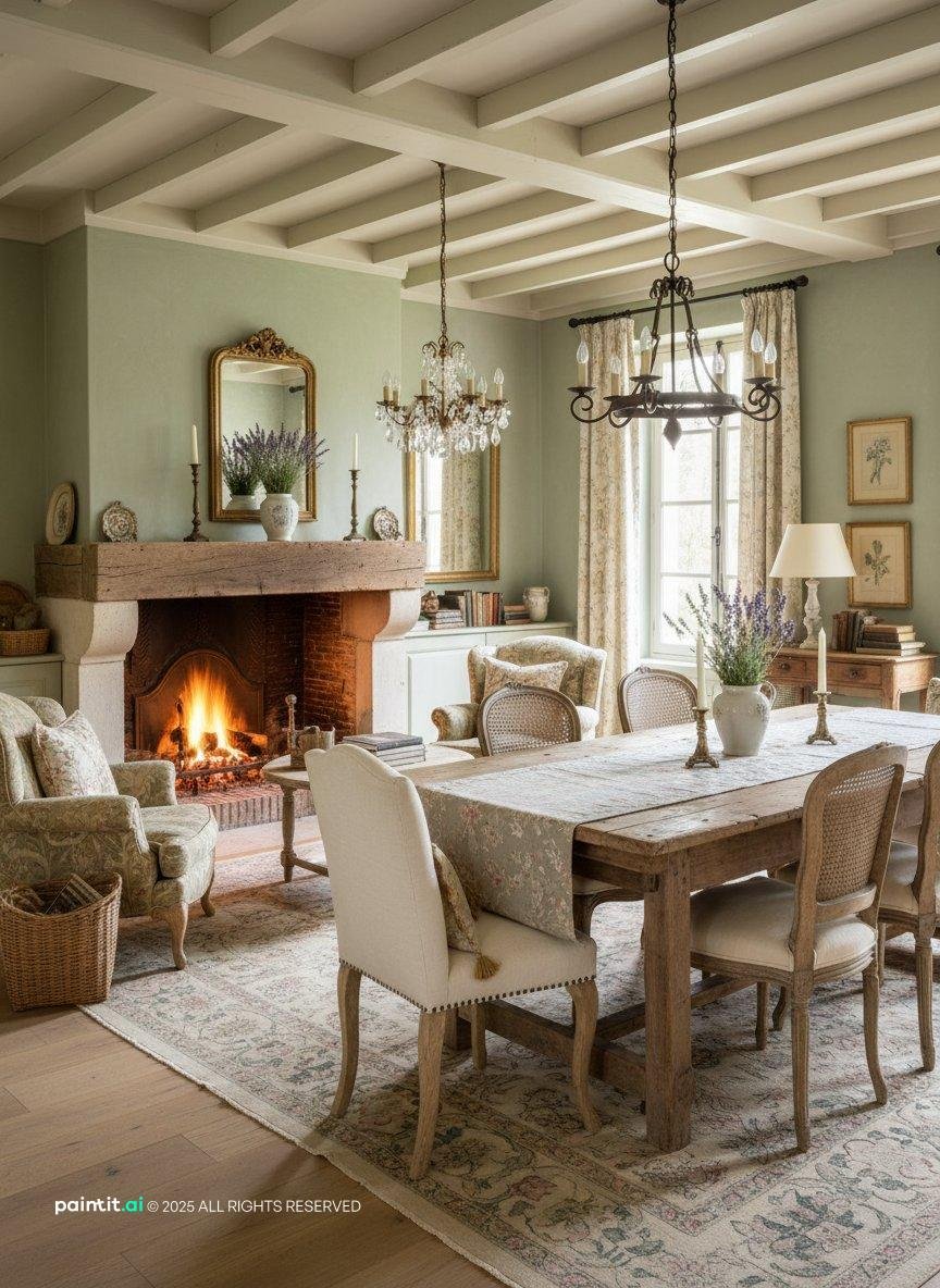 French Country Living Room: Design Inspiration | Paintit.ai - 21