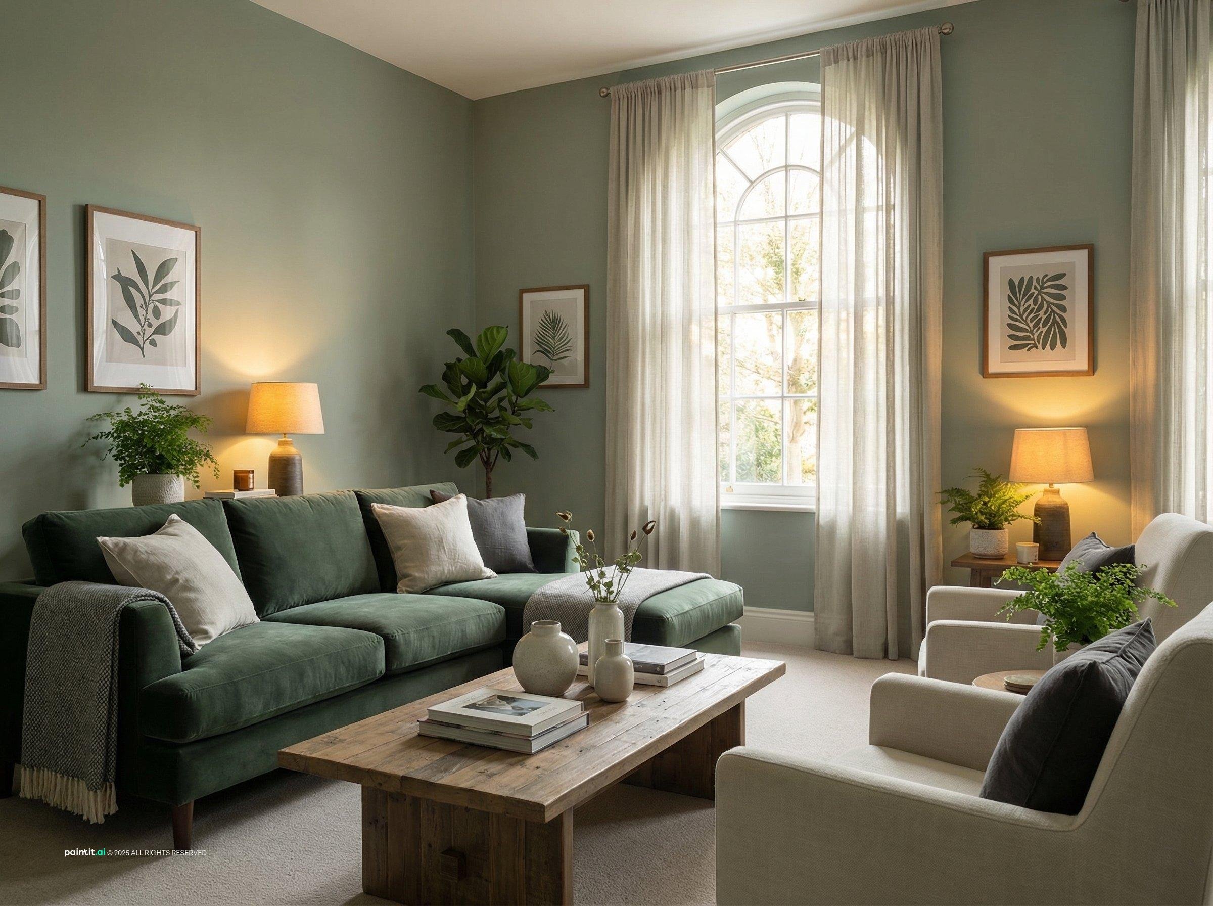 Fall Living Room Ideas - Cozy Decor | Paintit.ai - 21