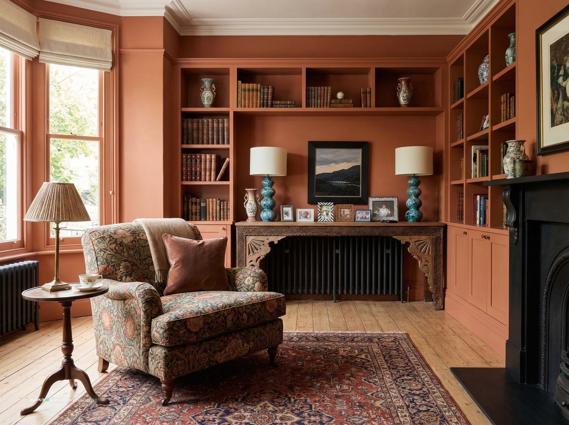 Victorian Style Living Room - Luxurious Decor Ideas | Paintit.ai - 18