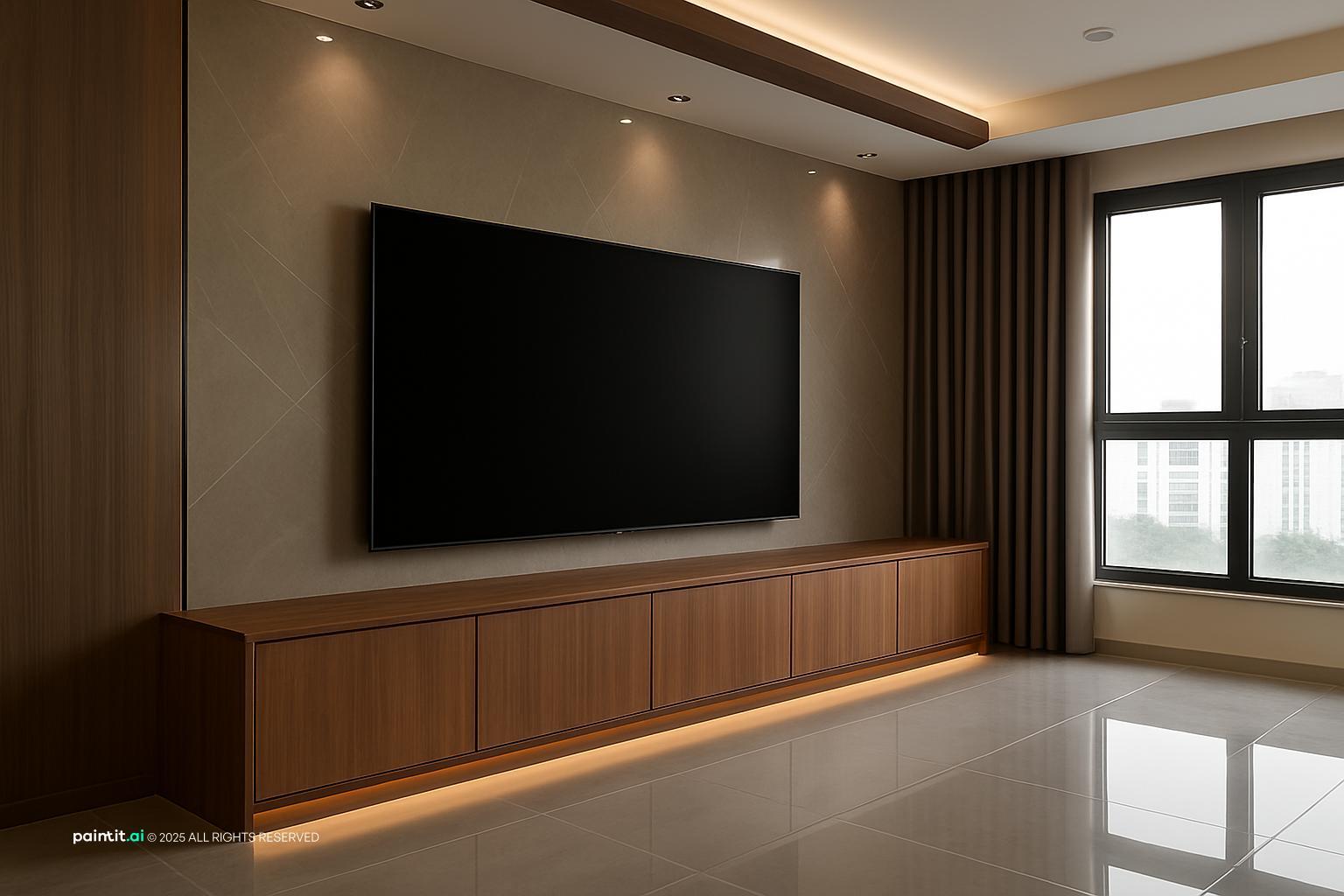 Bungalow Living Room: Style & Comfort | Paintit.ai - 15