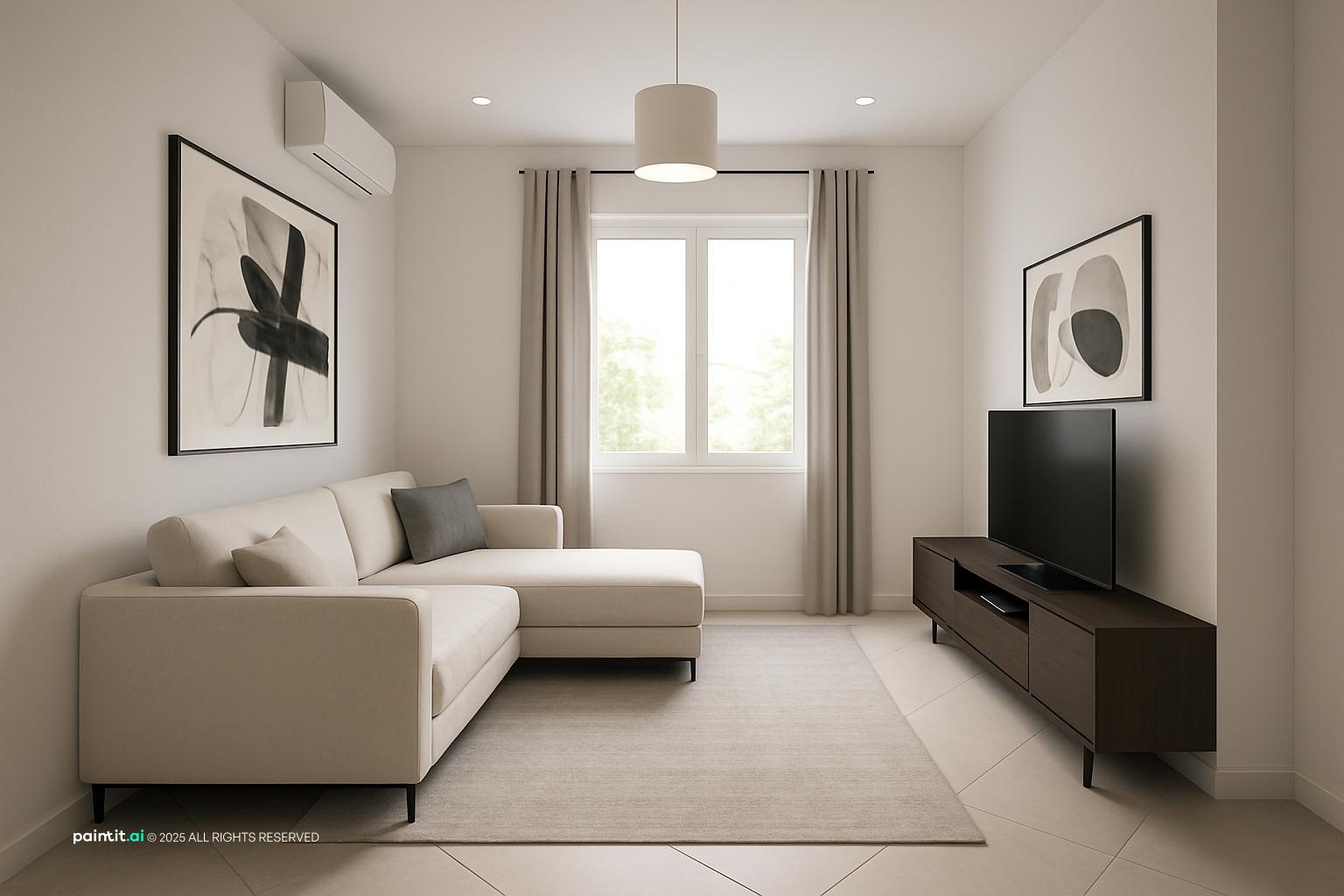 White Marble Living Room - Elegant Design Concepts | Paintit.ai - 32