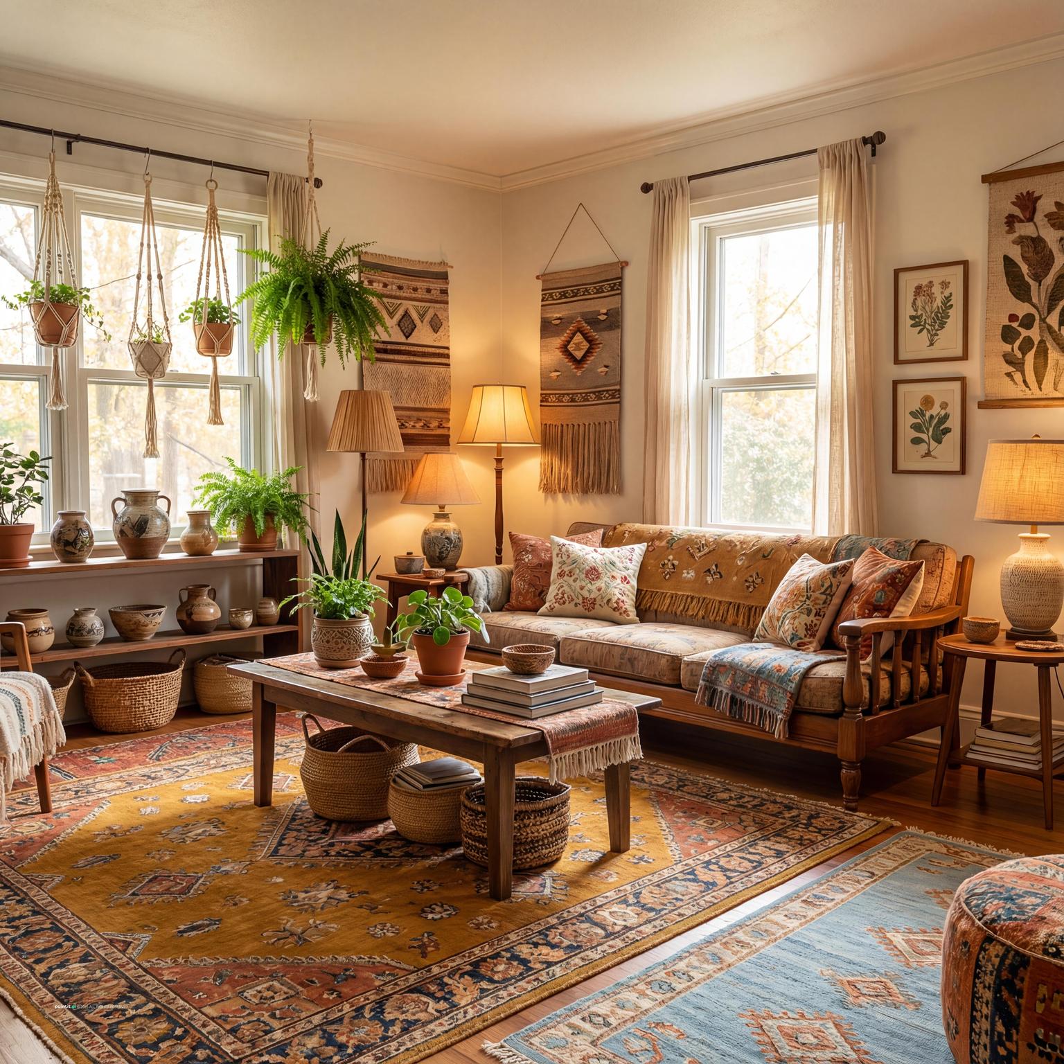 Boho Coastal Living Room: Design Inspiration | Paintit.ai - 26