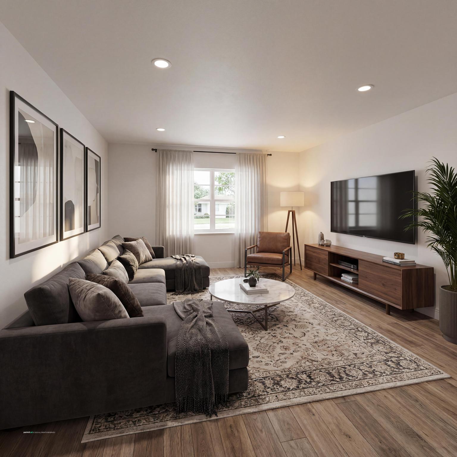 Small Zen Living Room - Design Concepts | Paintit.ai - 7