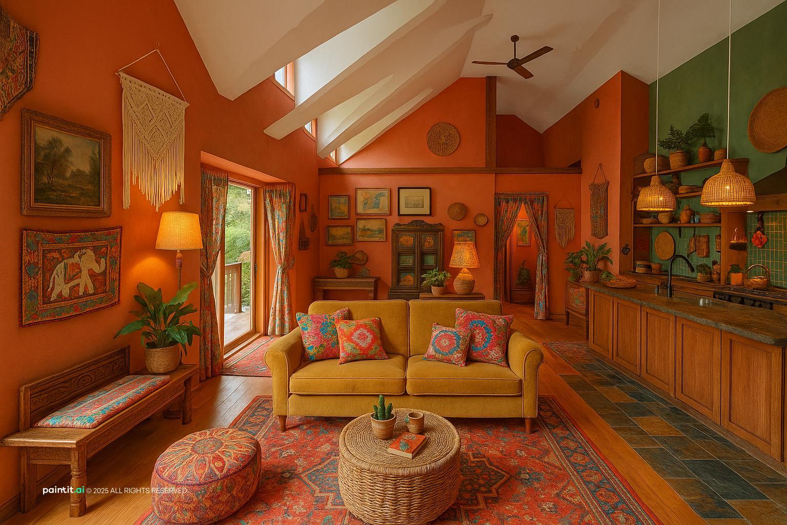 70s Living Room - Design Inspiration | Paintit.ai - 20