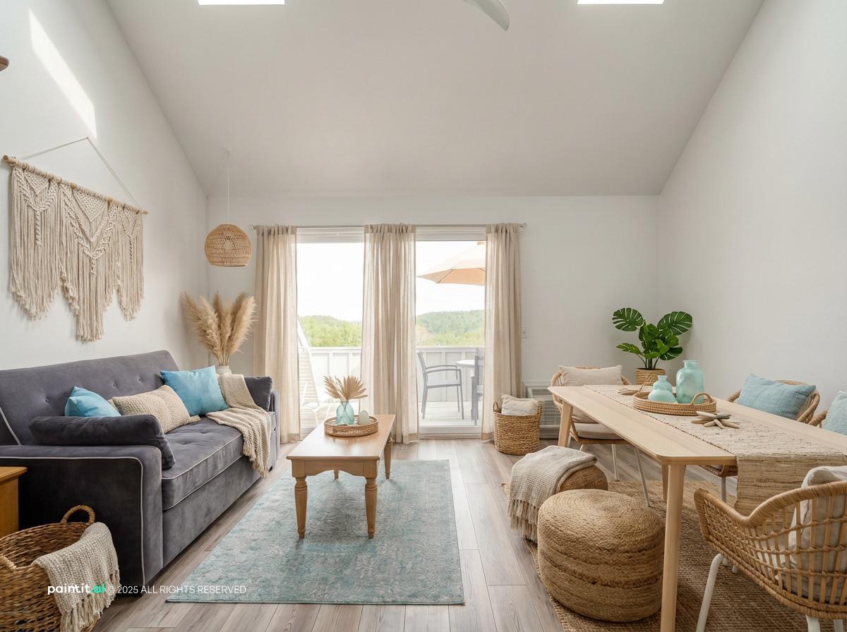 Boho Coastal Living Room: Design Inspiration | Paintit.ai - 5