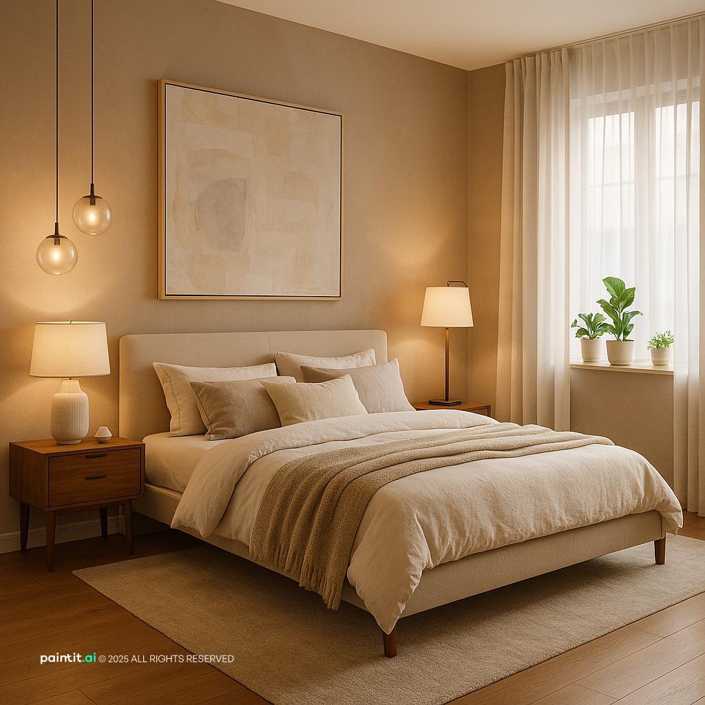 Cozy Modern Bedroom Design for Kelly Hoppen Interior Design Style