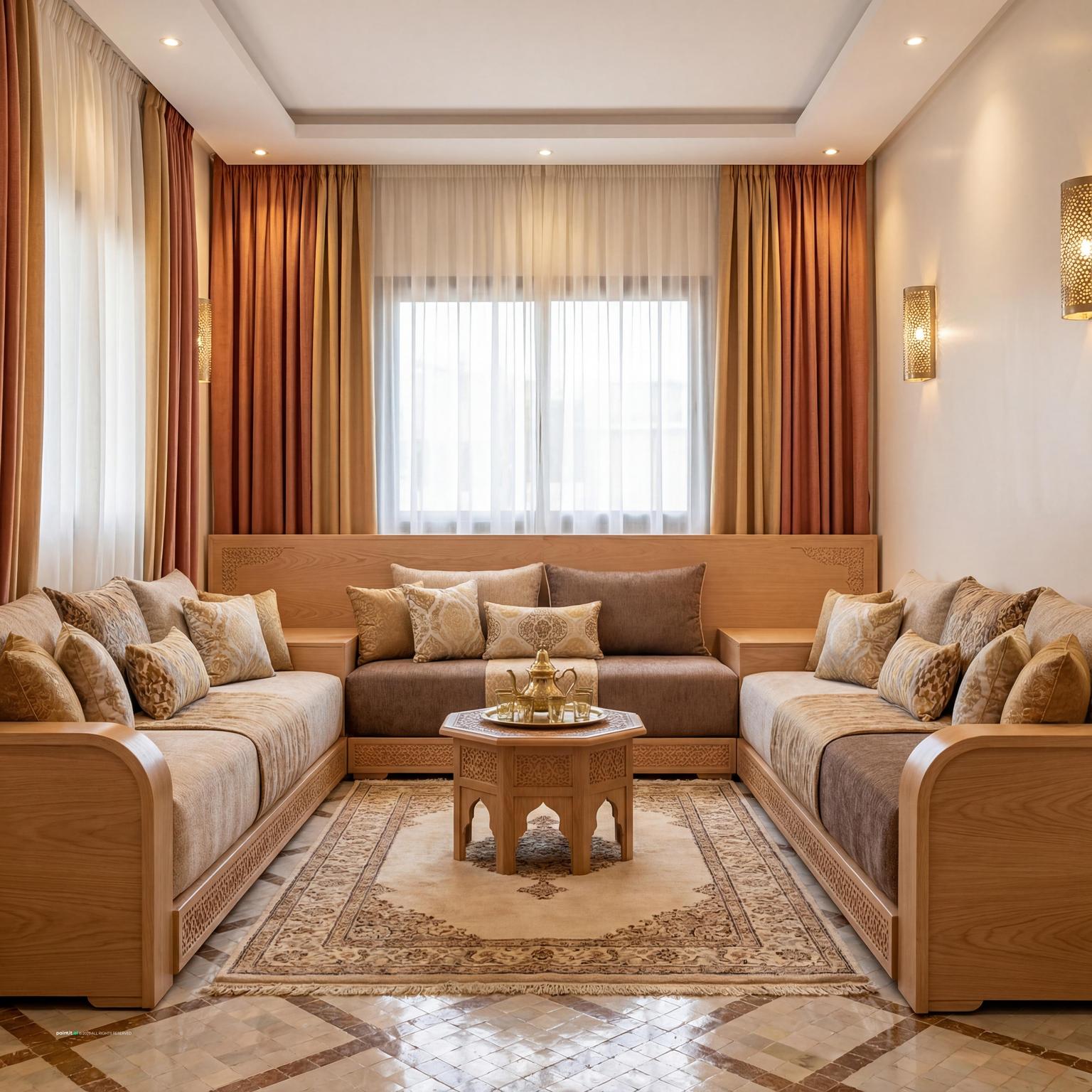 Moroccan Living Room: Exotic Interior Design | Paintit.ai - 10