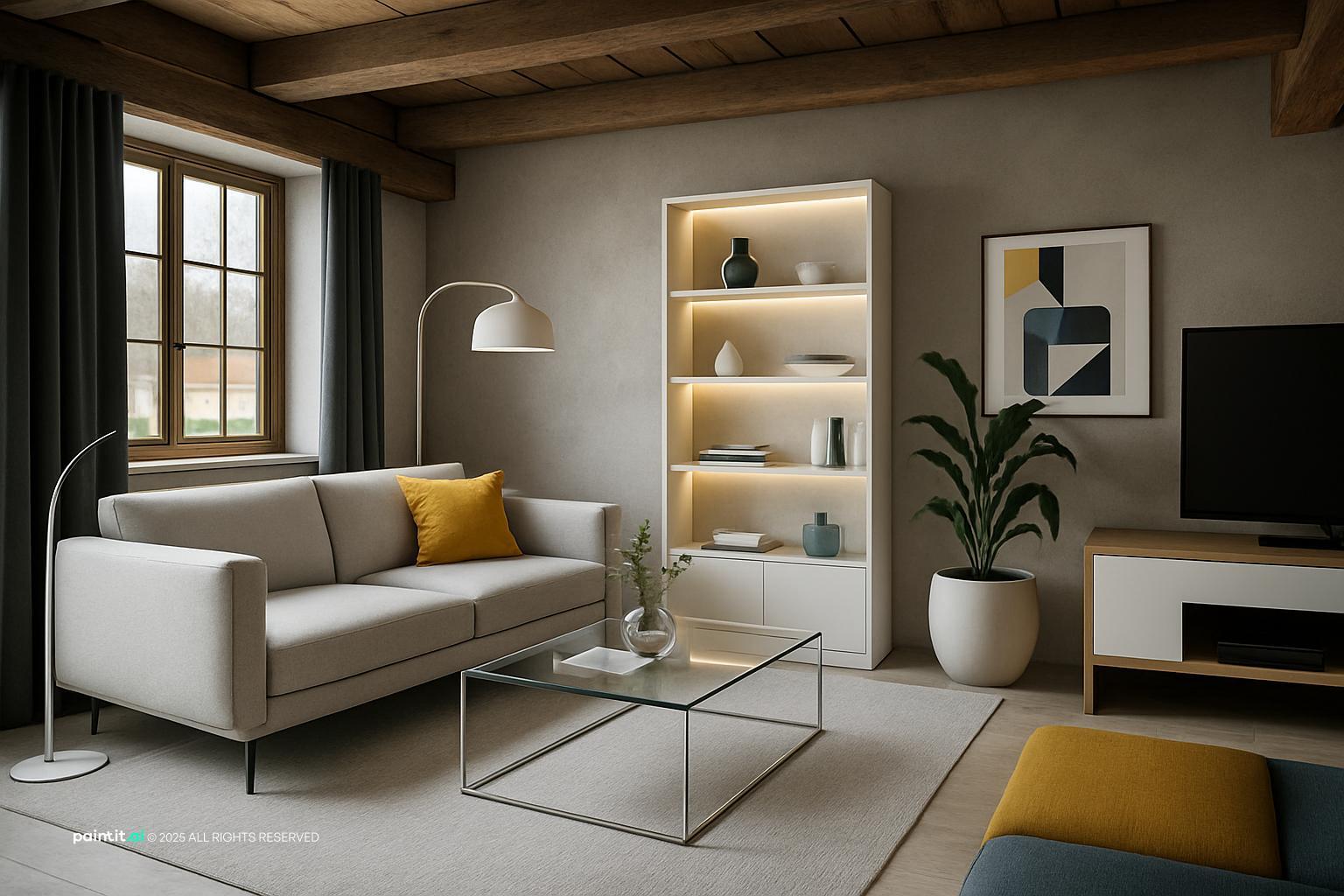 Yellow or White Light for Living Room - Lighting Choices | Paintit.ai - 31