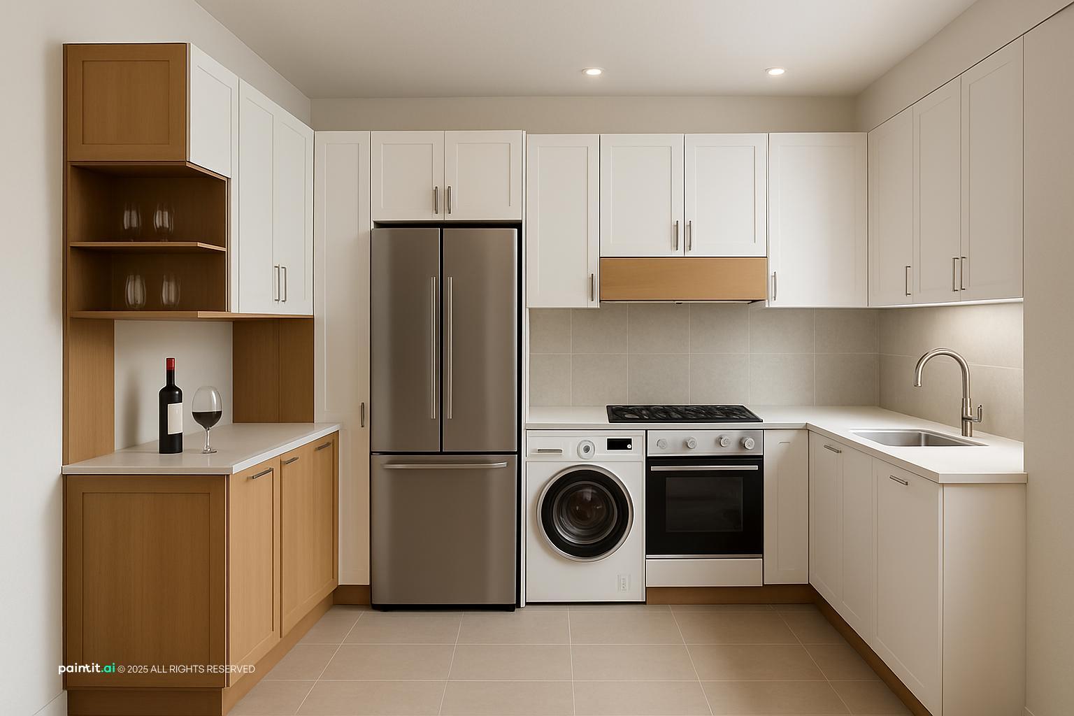 Living Room Library: Elegant Storage Solutions | Paintit.ai - 26