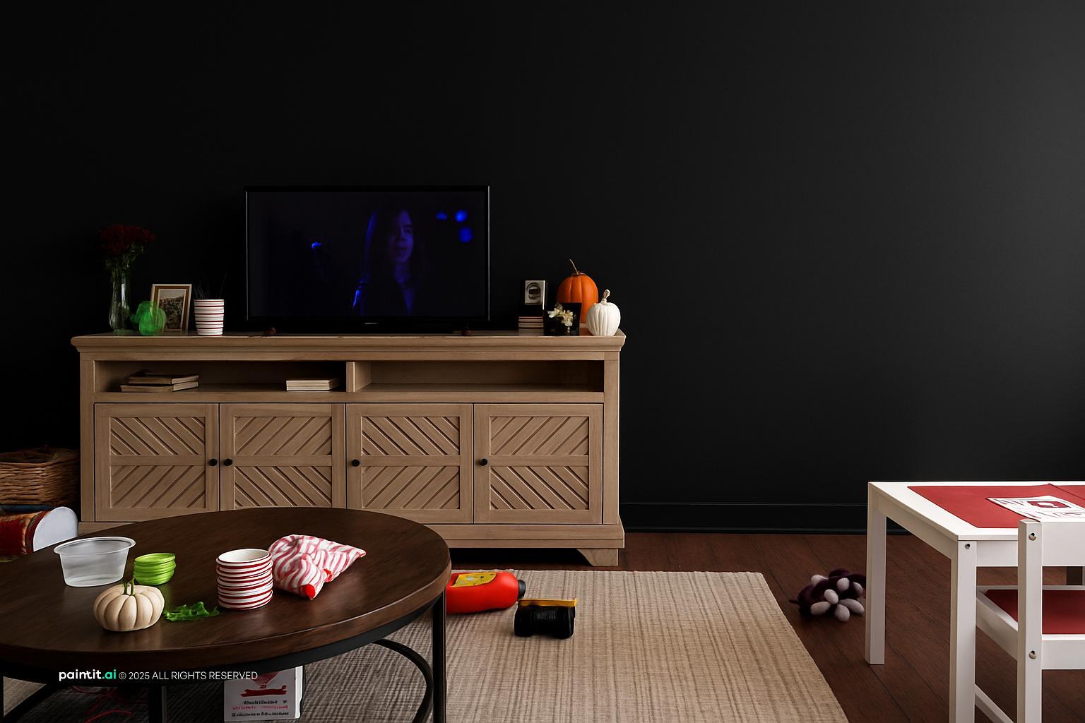 Dark Moody Living Room - Design Ideas | Paintit.ai - 21