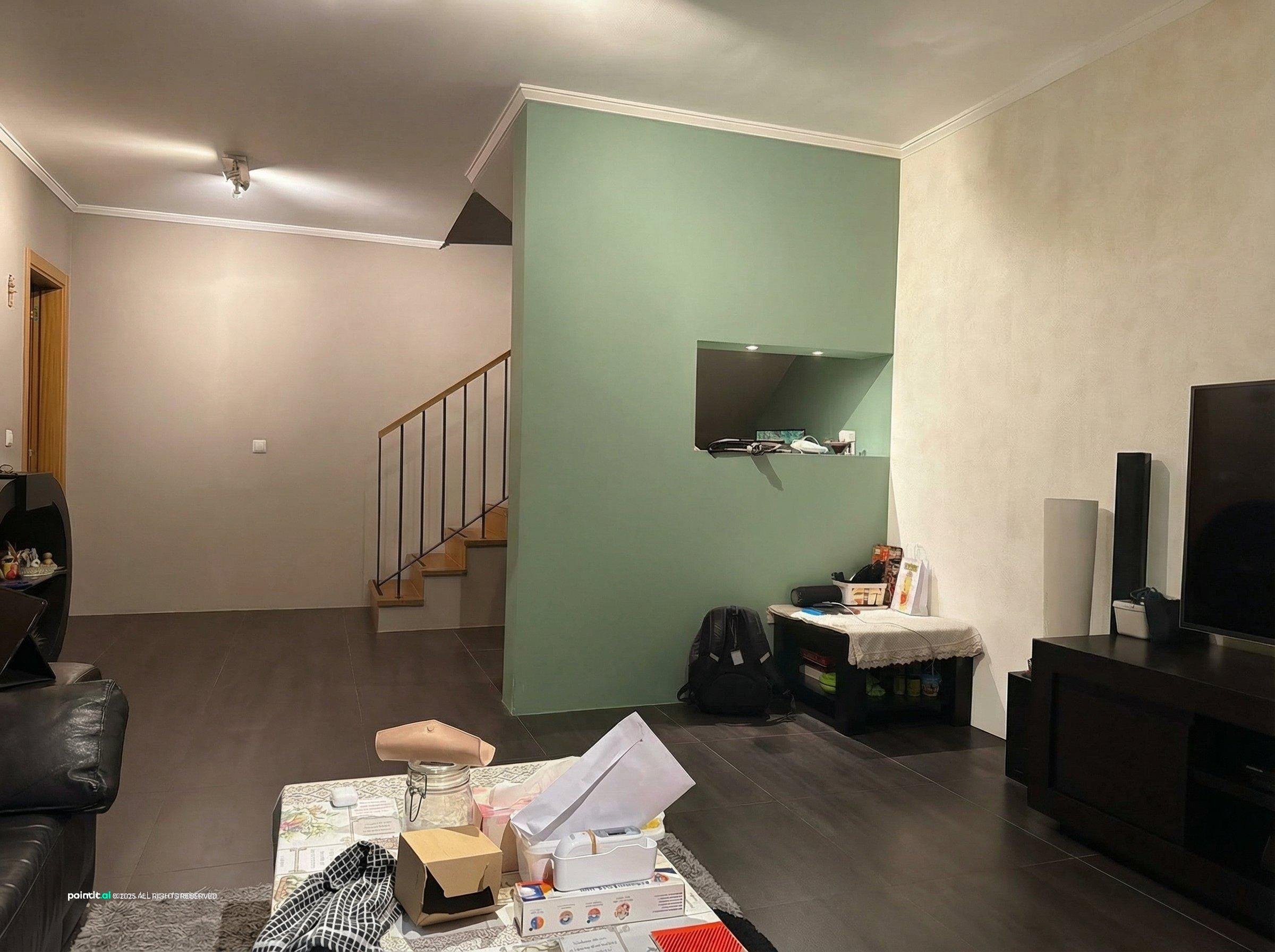 Sage Green and Cream Living Room - Sophisticated Design Ideas | Paintit.ai - 34