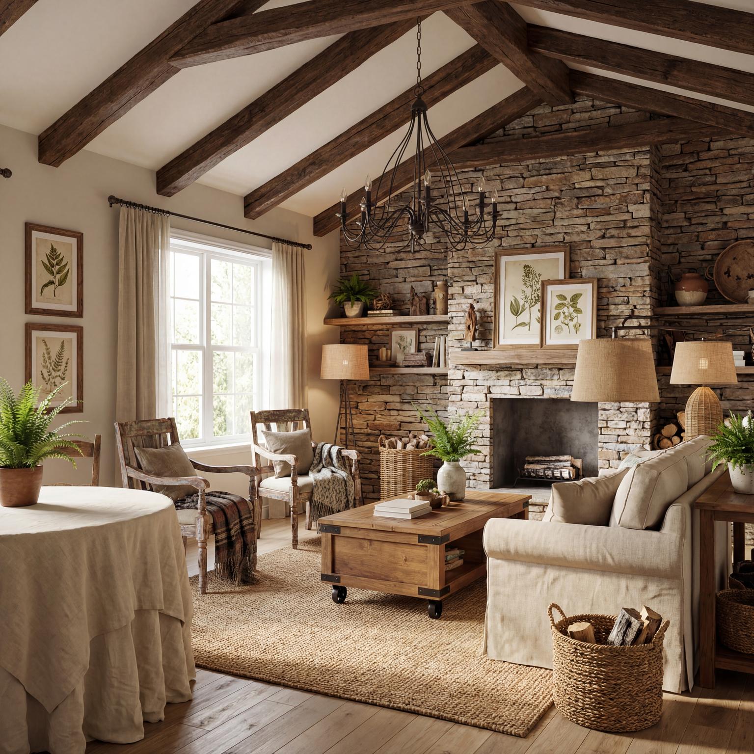Rustic Living Room Transformation Ideas 1930s living room