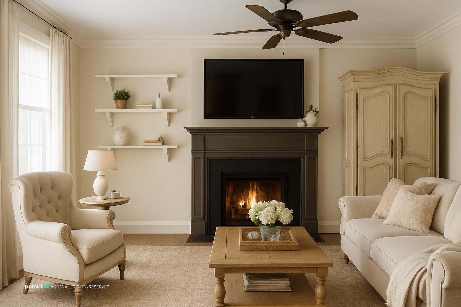 French Living Room - Elegant Design Ideas | Paintit.ai - 14