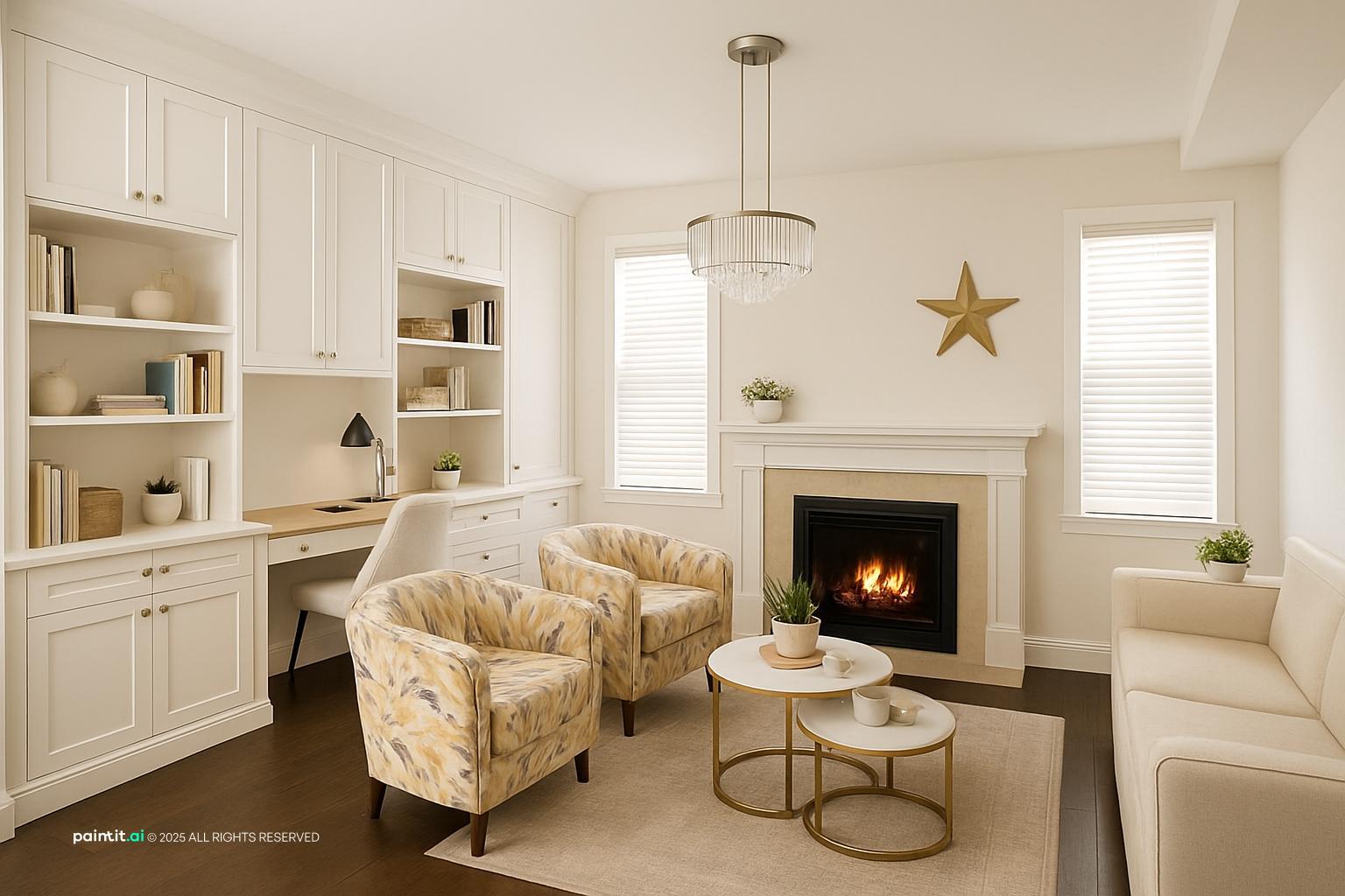 Built In Living Room: Custom Cabinetry Designs | Paintit.ai - 21