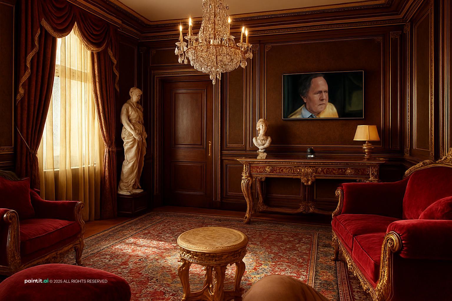 Cozy Dark Living Room: Interior Inspiration | Paintit.ai - 14