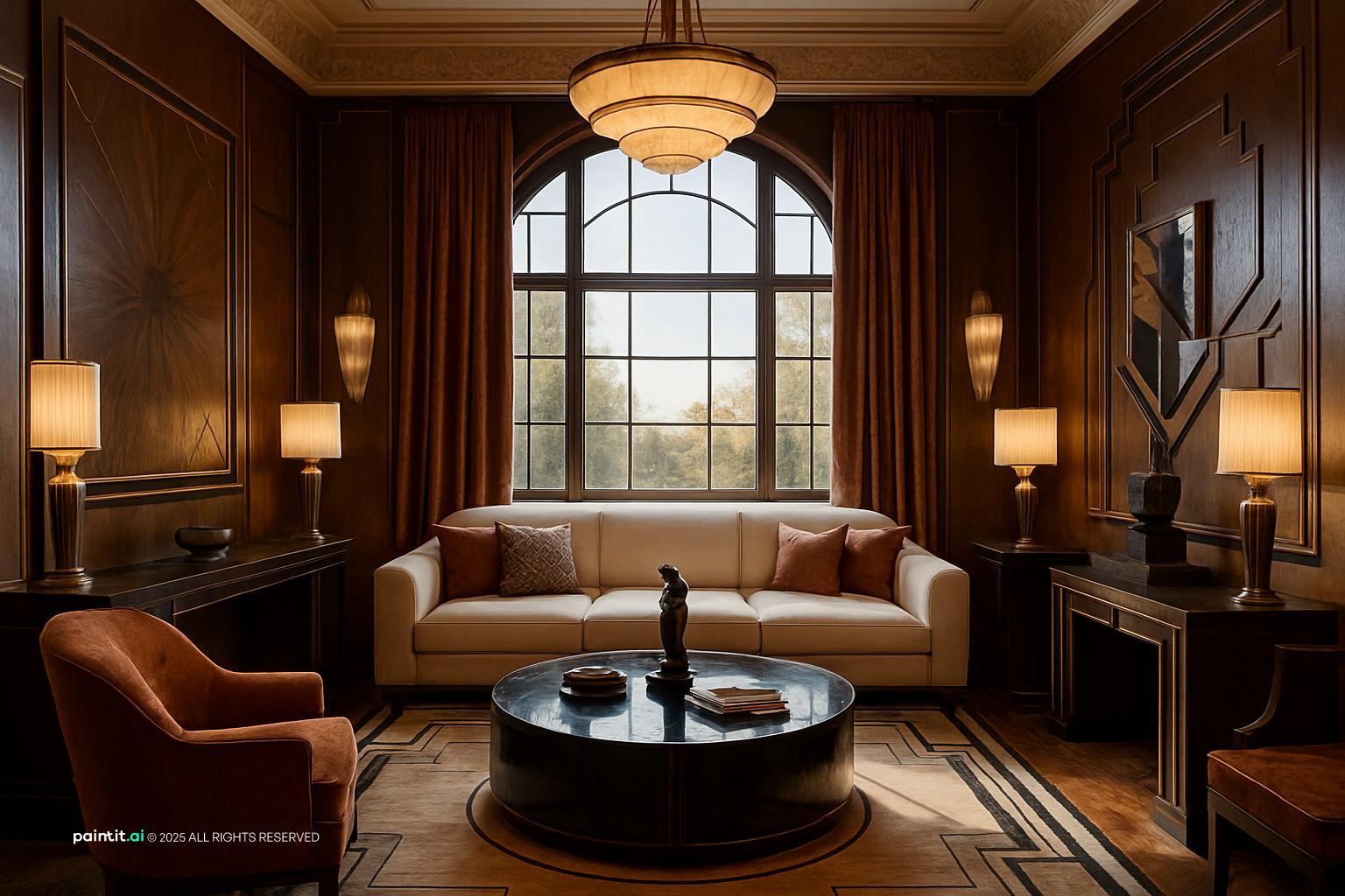 Retro Living Room: Design Inspiration | Paintit.ai - 3