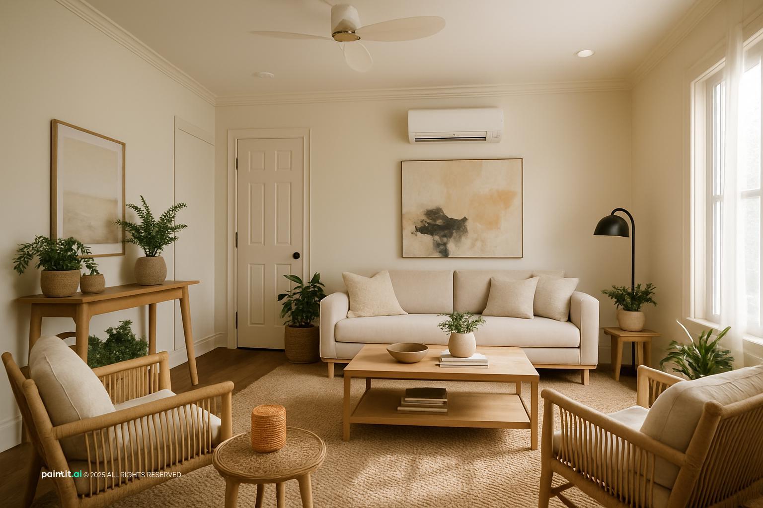 Rustic Scandinavian Living Room - Design Concepts | Paintit.ai - 10