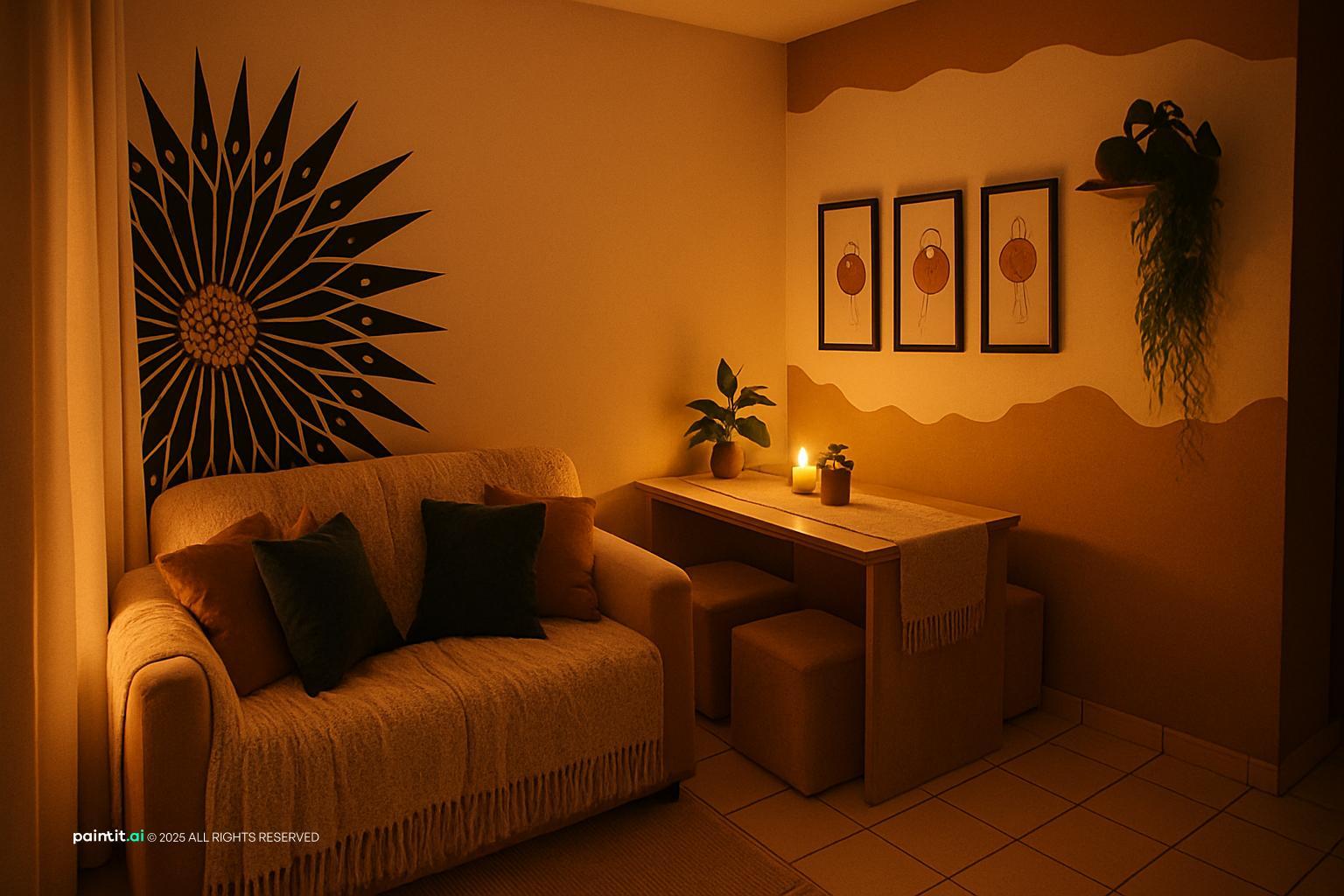 Warm Cosy Living Room Ideas - Create Your Sanctuary | Paintit.ai - 21