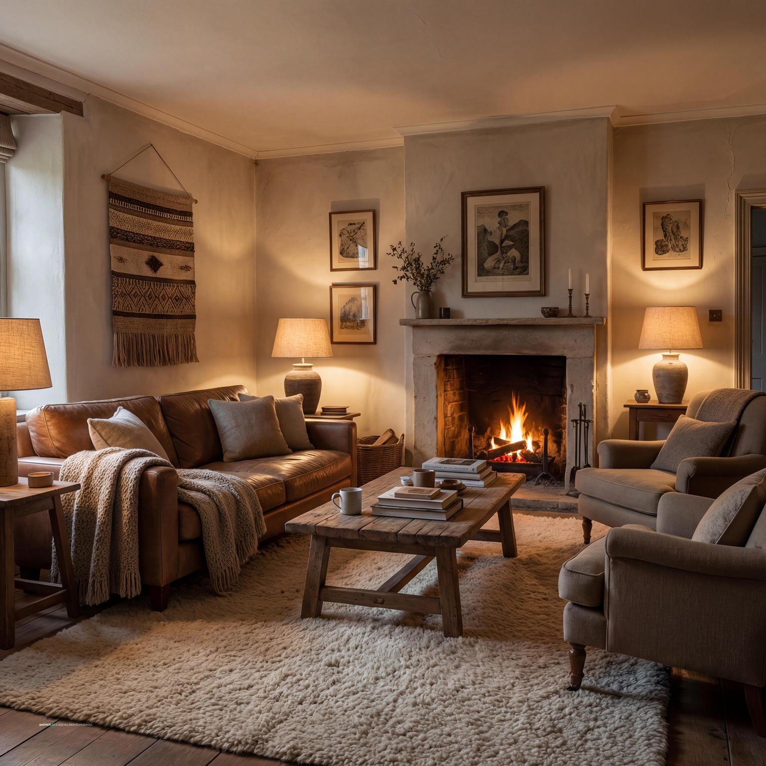 Xmas Living Room - Holiday Interior Inspiration | Paintit.ai - 25