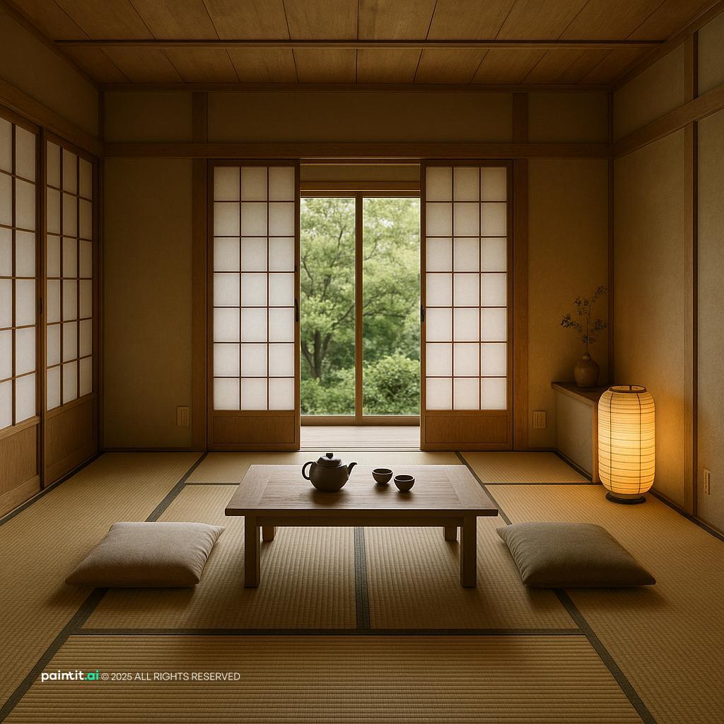 Serene Japanese-Style for Asian Interior Design Style