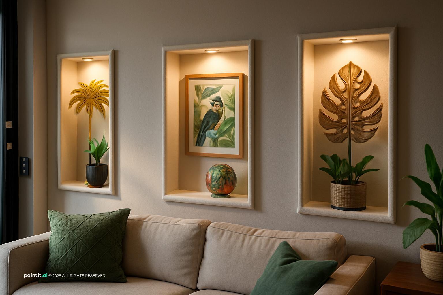 Biophilic Living Room: Nature-Inspired Design | Paintit.ai - 27