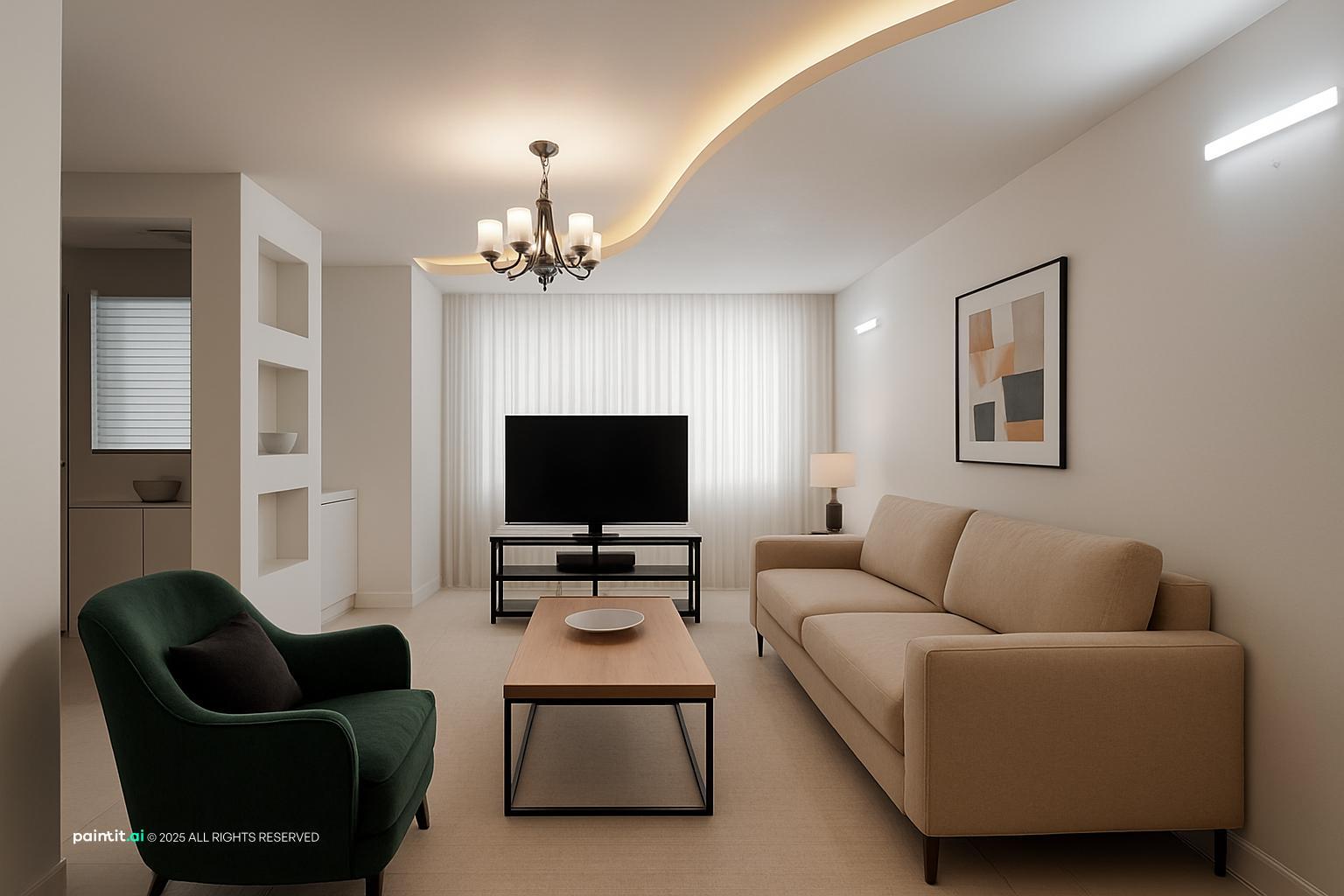 Airbnb Living Room Ideas: Styling & Decor | Paintit.ai - 8