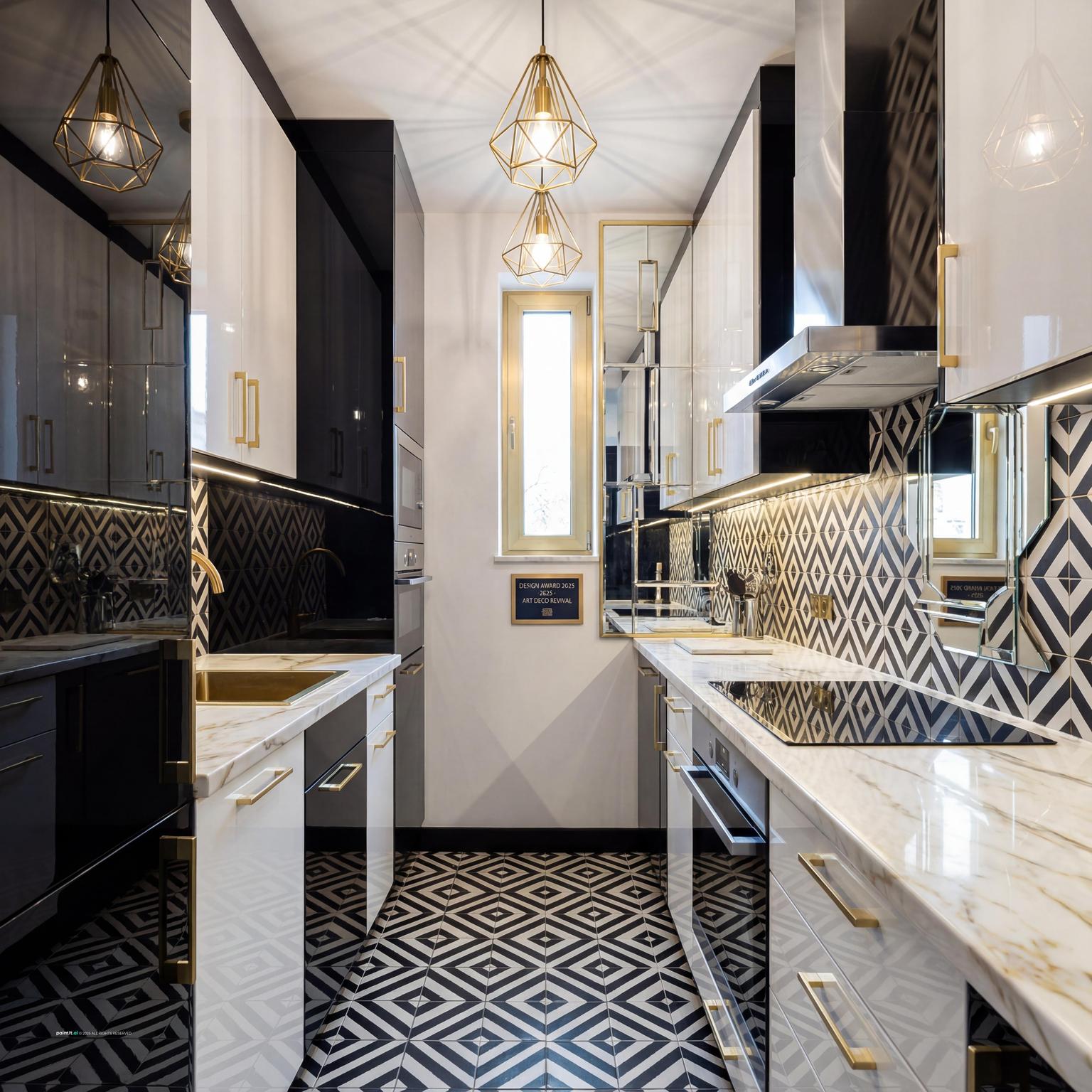 Stunning Art Deco Kitchen for 1920 Interior Design Style