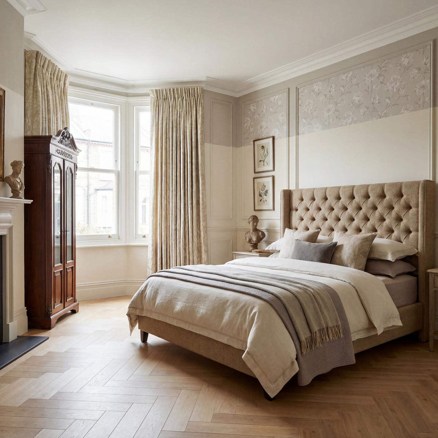 Elegant Neoclassic Room Design for English style interior design