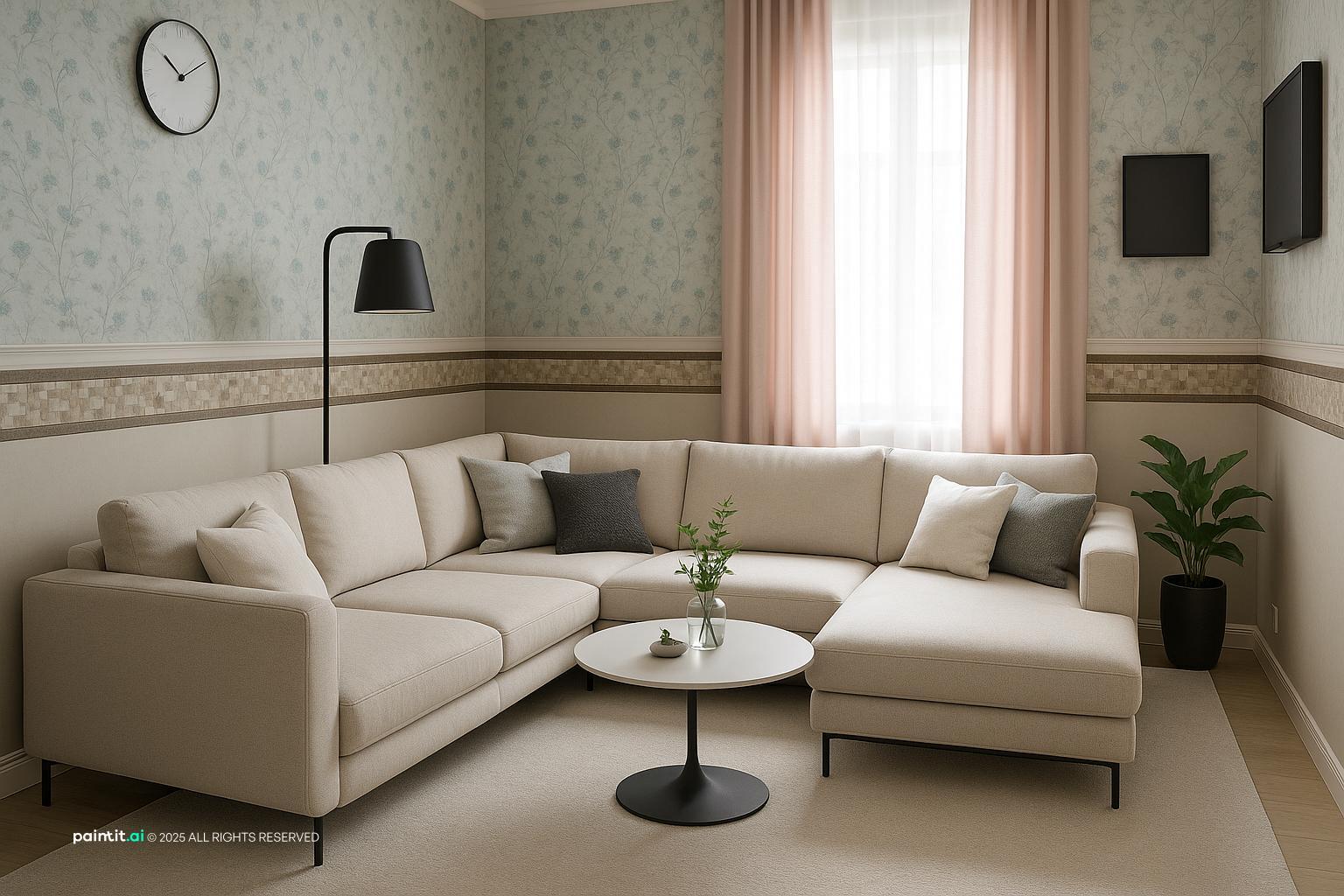 Cute Pink Living Room: Charming Decor Ideas | Paintit.ai - 35