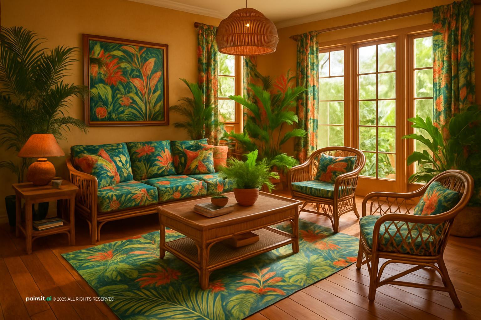 Exotic style interior design visual reference 6: a coherent global reference rather than random mixing