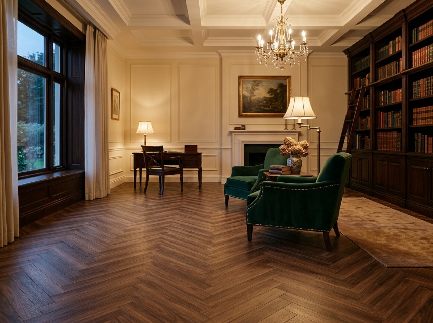 Herringbone in Classic Walnut