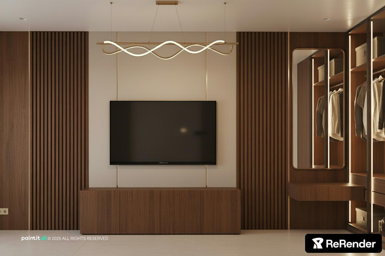 White Wood Paneling Living Room - Design Ideas & Style Guide | Paintit.ai - 24