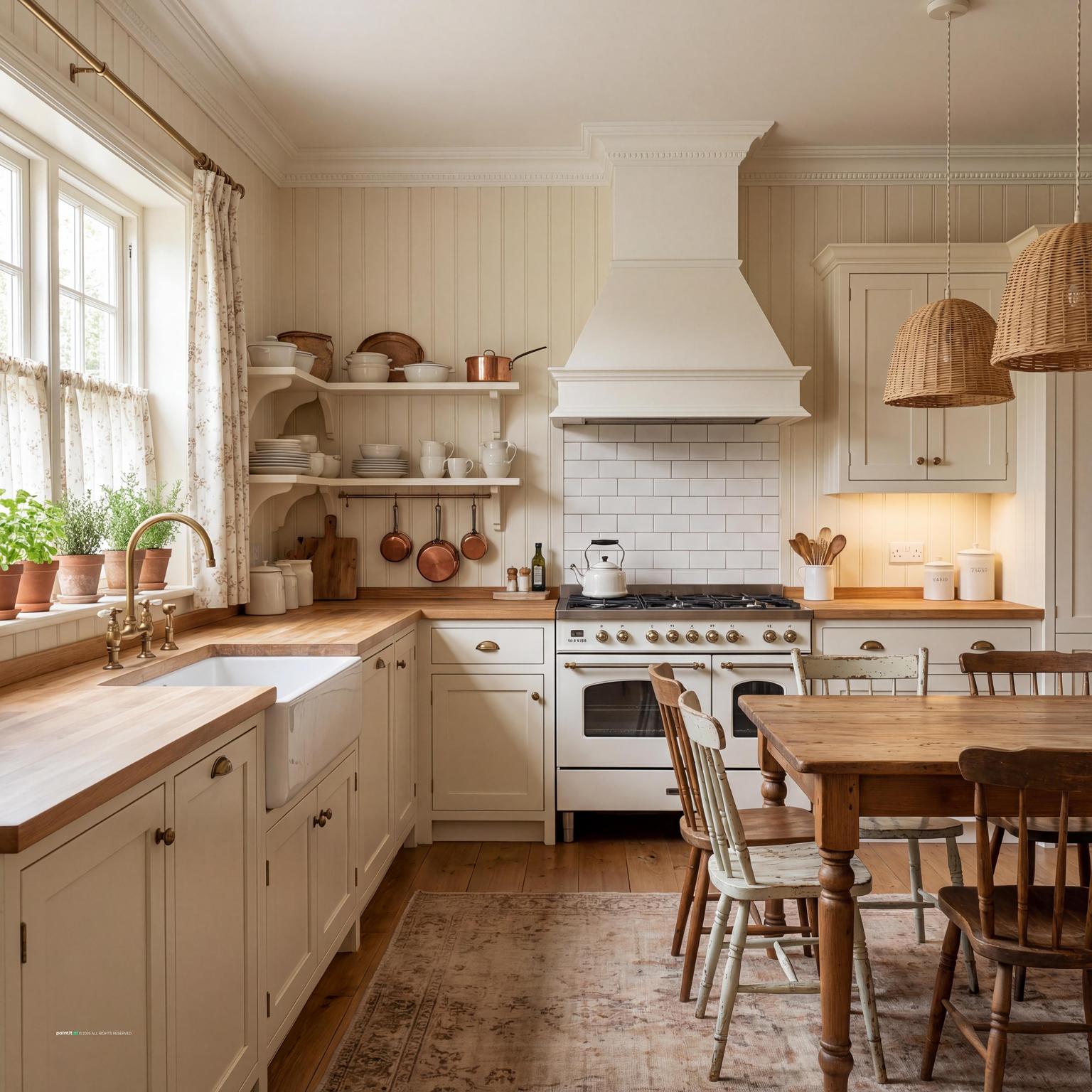 Charming Cottage-Style Kitchen for Cottage Style Interior Design